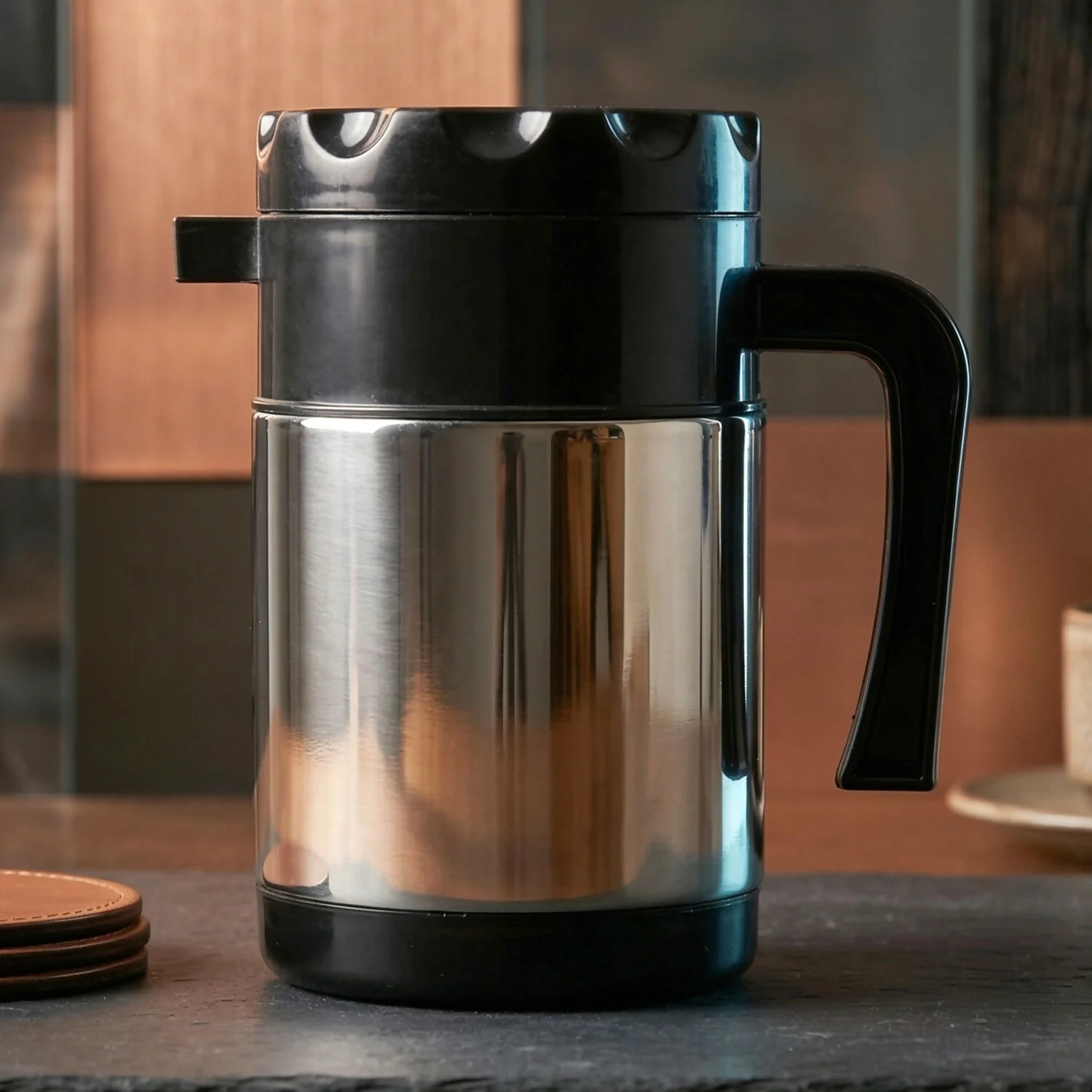 Stainless Steel Insulated Tea & Coffee Kettle with Handle and Pour Spout - Image 3