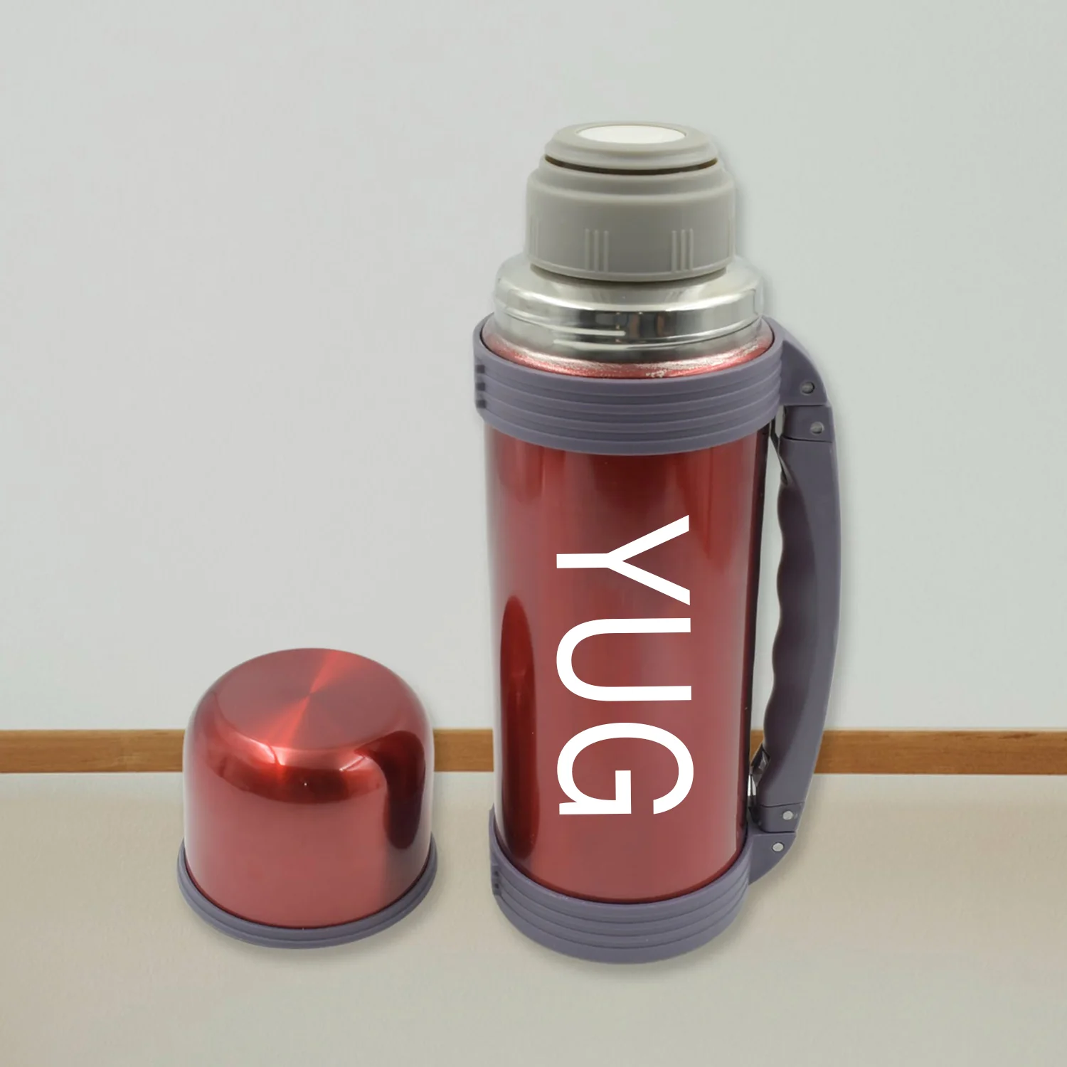 Customize Stainless Steel Insulation Thermos, Double-Wall Vacuum Insulated Water Bottle For Travel, Outdoor Fitness Portable Travel Pot, Camping Coffee, Portable Car, Travel Keep Hot & Cold Large Capacity (1200 ML) - Image 4