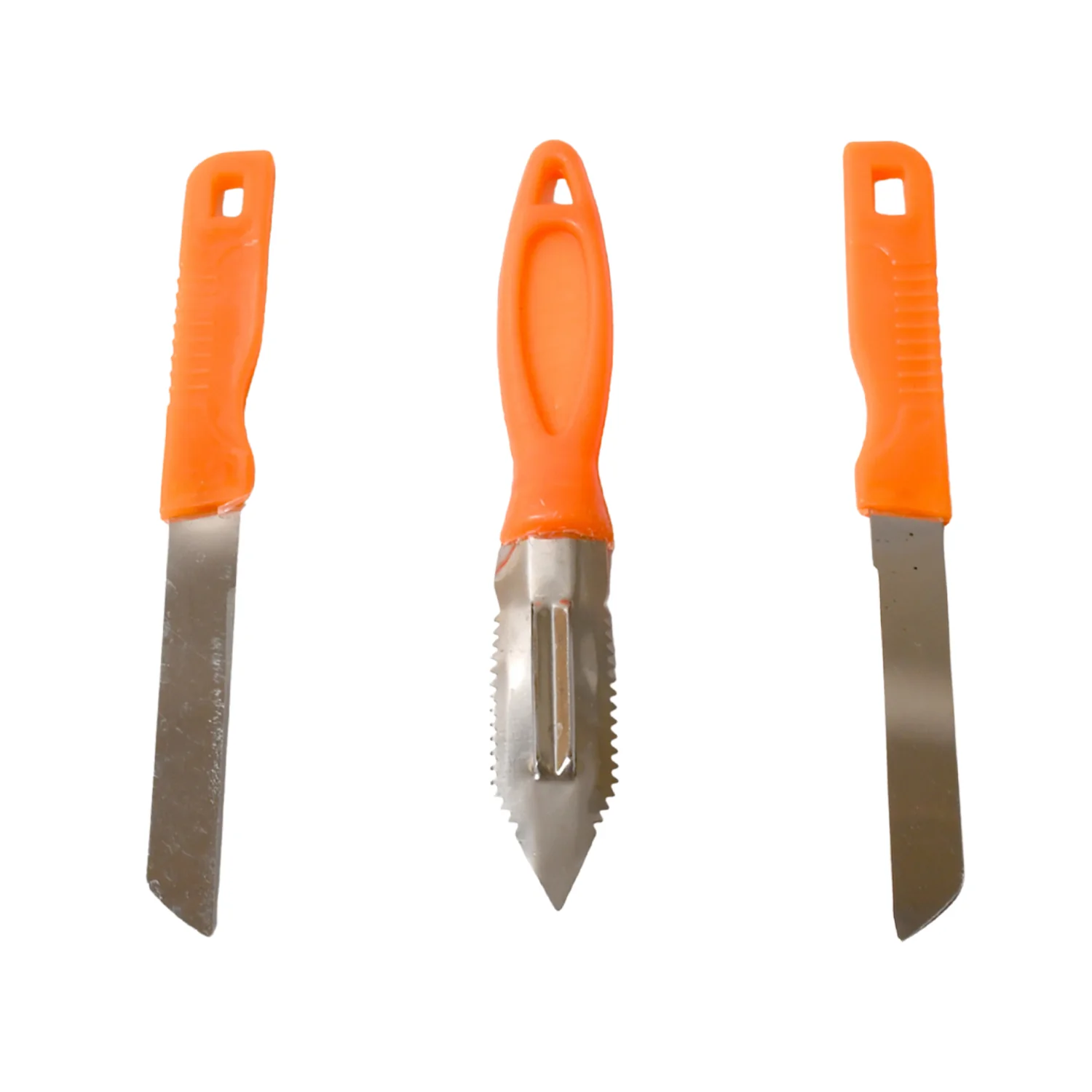 3in1 Multipurpose Stainless Steel Classic Kitchen Knife Set of 3 - Image 5