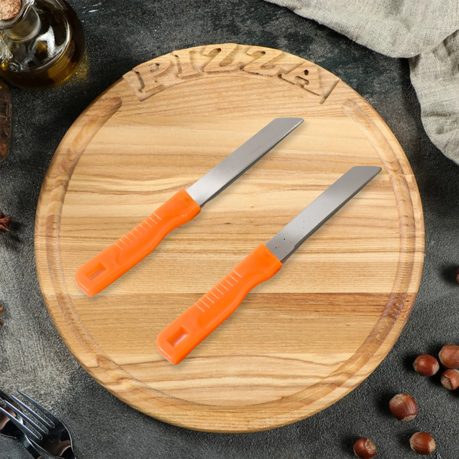 3in1 Multipurpose Stainless Steel Classic Kitchen Knife Set of 3 - Image 6