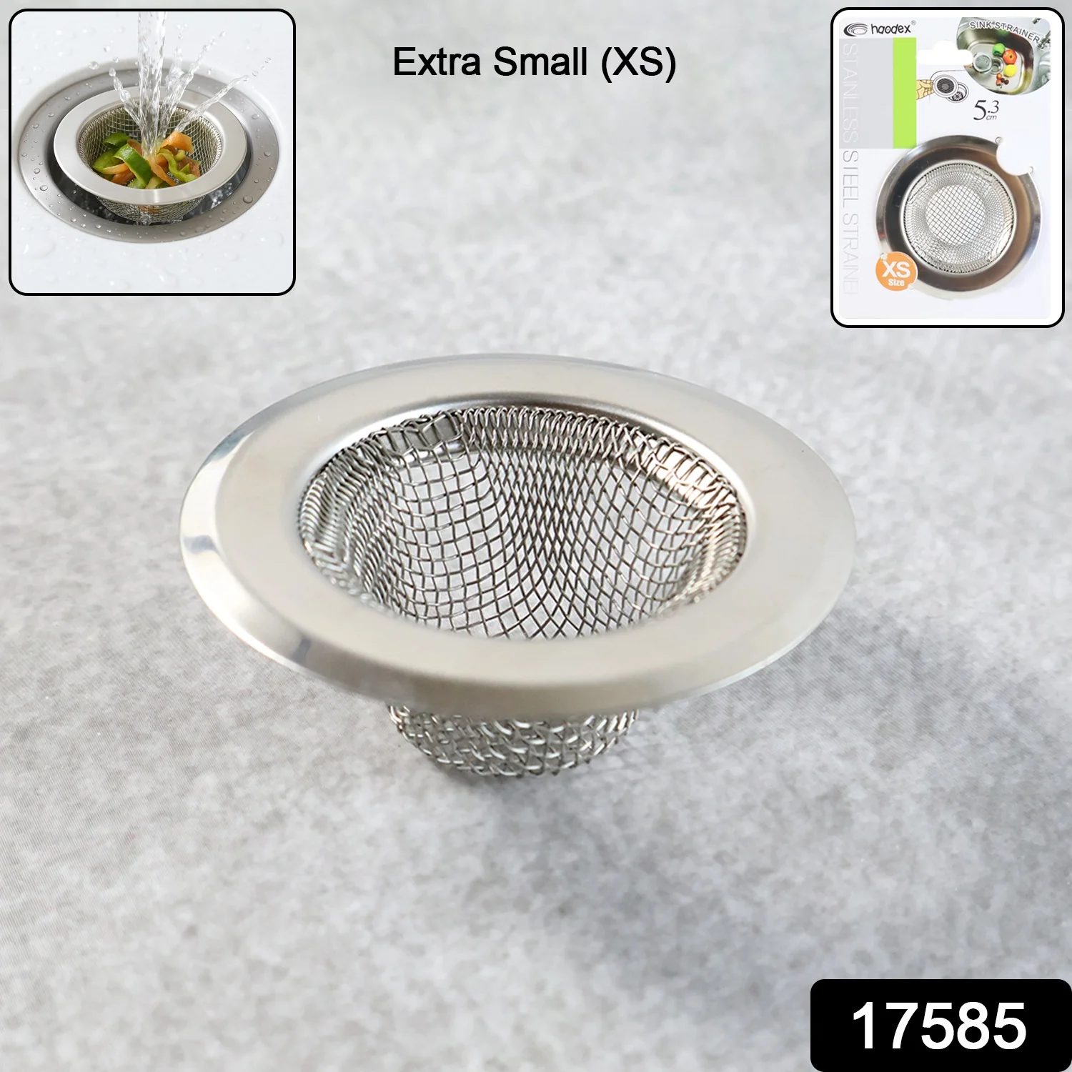 Stainless Steel Kitchen Sink Drain Strainer / Stopper (Extra Small (XS)/ 1 Pc) - Image 2