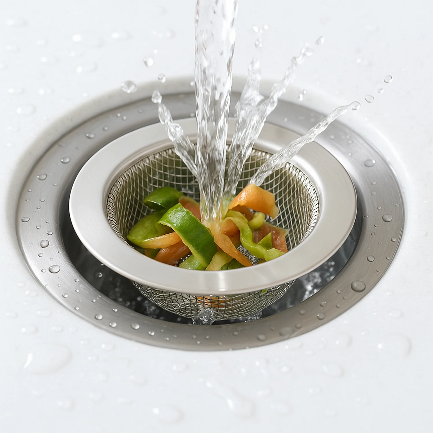 Stainless Steel Kitchen Sink Drain Strainer / Stopper (Extra Small (XS)/ 1 Pc) - Image 4