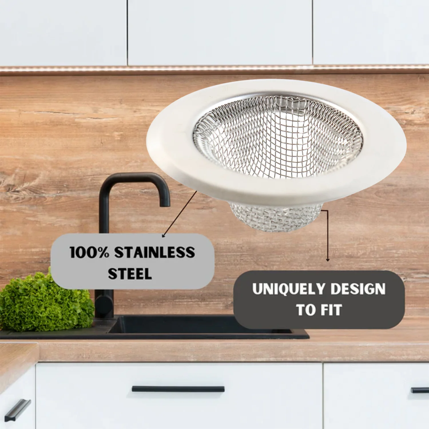 Stainless Steel Kitchen Sink Drain Strainer / Stopper (Extra Small (XS)/ 1 Pc) - Image 6