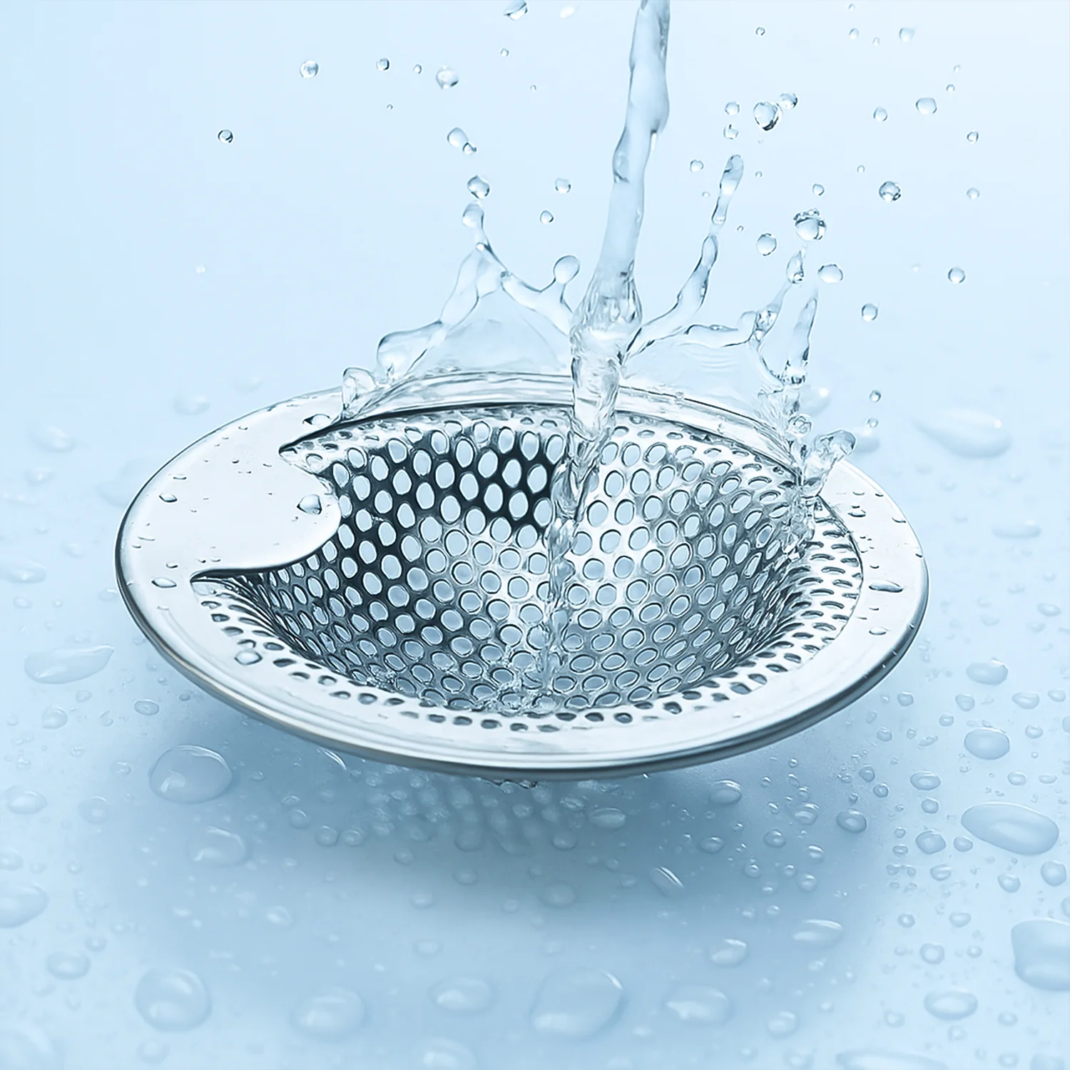 Stainless Steel Kitchen Sink Drain Strainer / Stopper (Small / 1 Pc) - Image 6