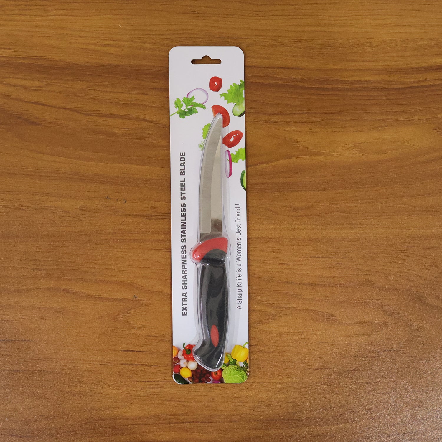 Stainless Steel Kitchen Utility Knife with Ergonomic Grip Handle (1 Pc) - Image 8