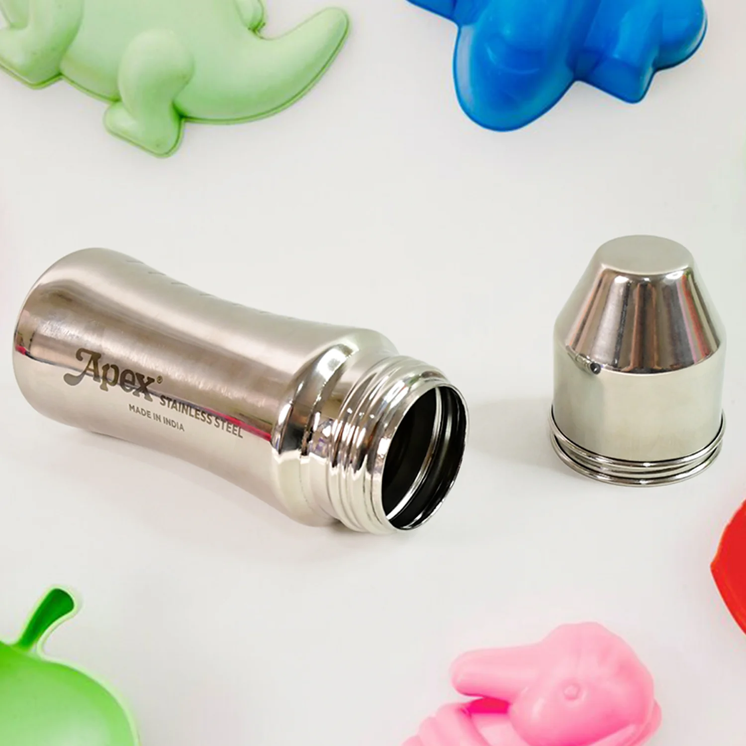 Apex Stainless Steel Little Champ Baby Feeding Bottle  (250 ml) - Image 6
