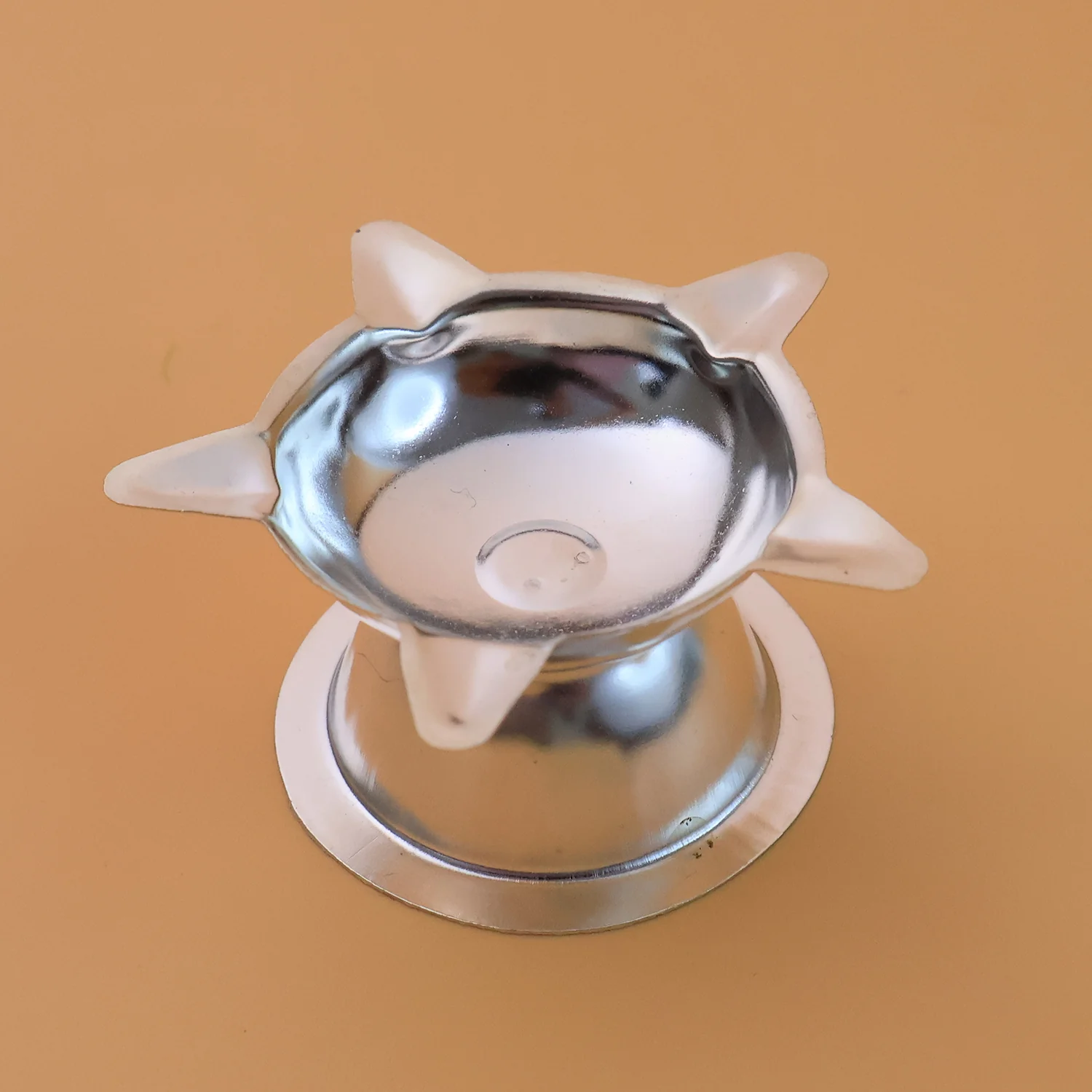 Stainless Steel Lotus Design Diya (1 Pc) - Image 7