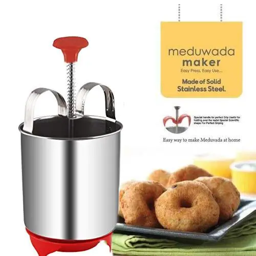Stainless Steel Medu Vada And Donut Maker For Perfectly Shaped And Crispy Vada Maker - Image 4