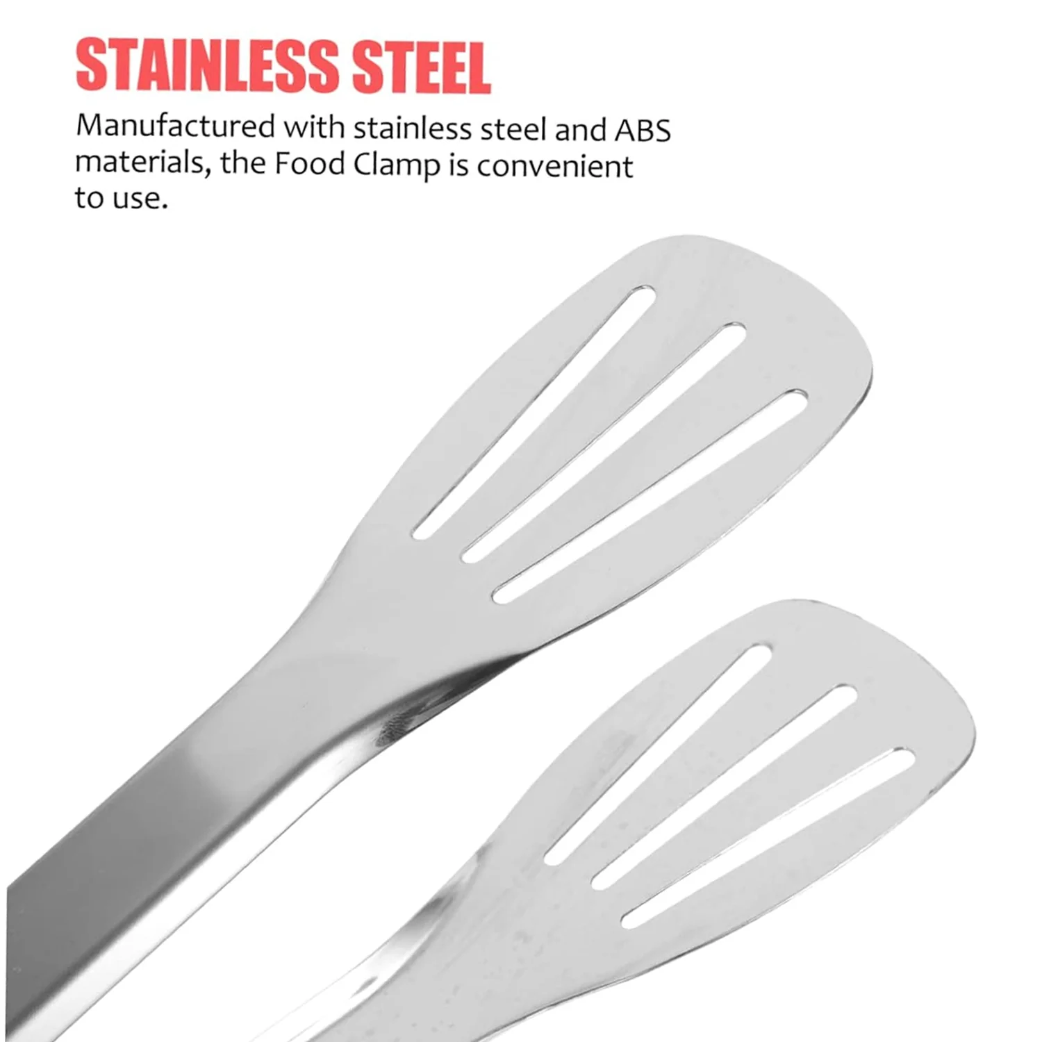 Stainless Steel Multi Purpose Kitchen Tongs with Anti Slip Grip (1 Pc) - Image 7