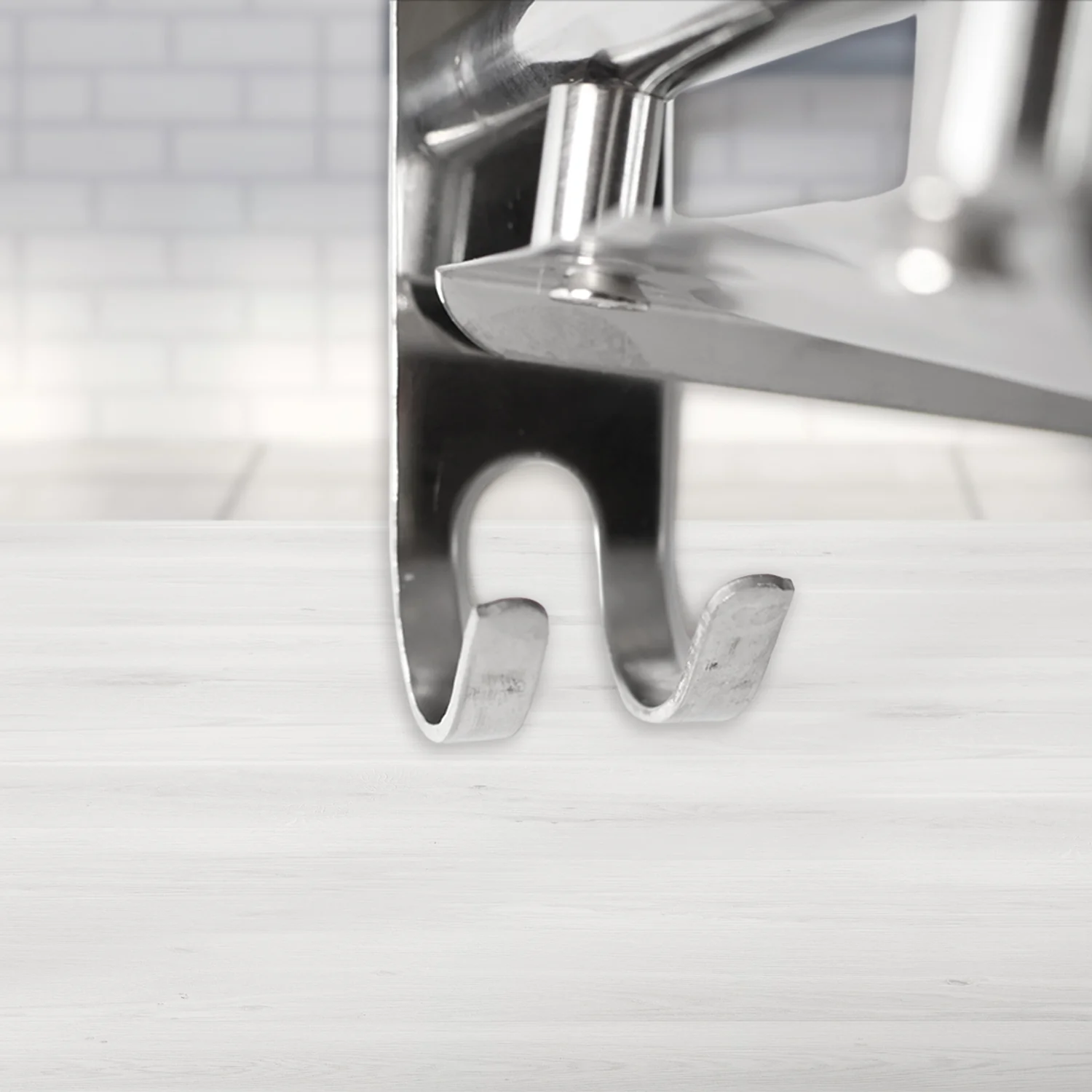Stainless Steel Multipurpose Bathroom Shelf Rack - Image 4