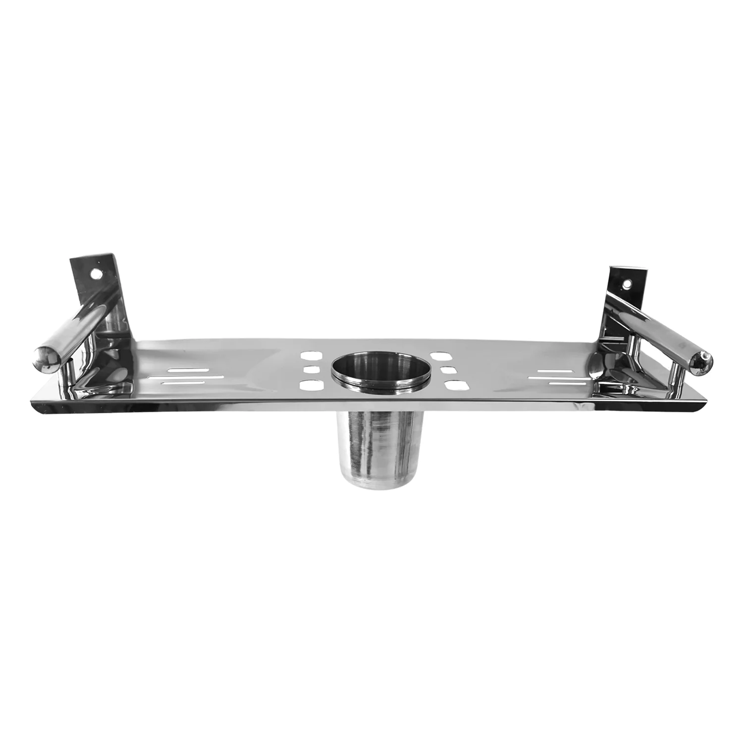 Stainless Steel Multipurpose Bathroom Shelf Rack - Image 5