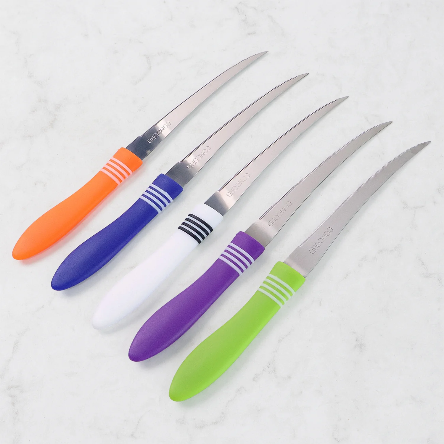 Stainless Steel Multipurpose Serrated Knife Set (12 Pc) - Image 3