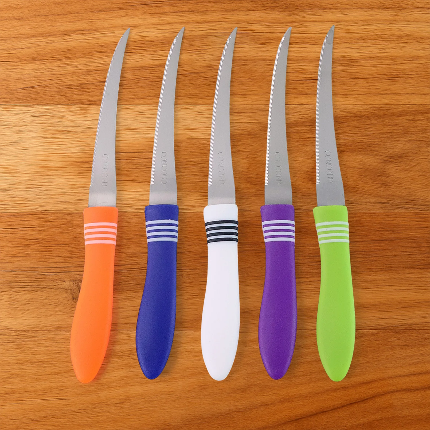 Stainless Steel Multipurpose Serrated Knife Set (12 Pc) - Image 4