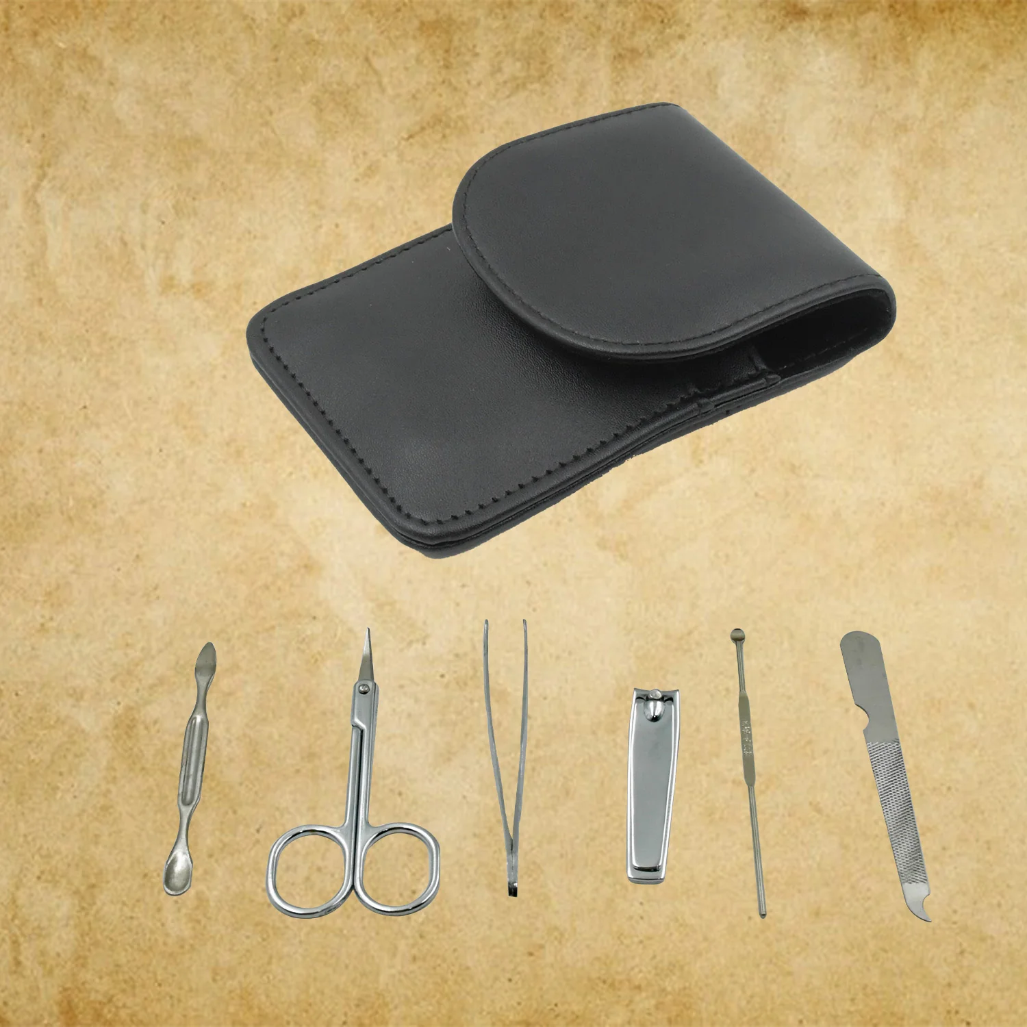 6-in-1 Professional Nail Care Kit: Clippers, Scissors & More Nail (Travel or Home) - Image 9