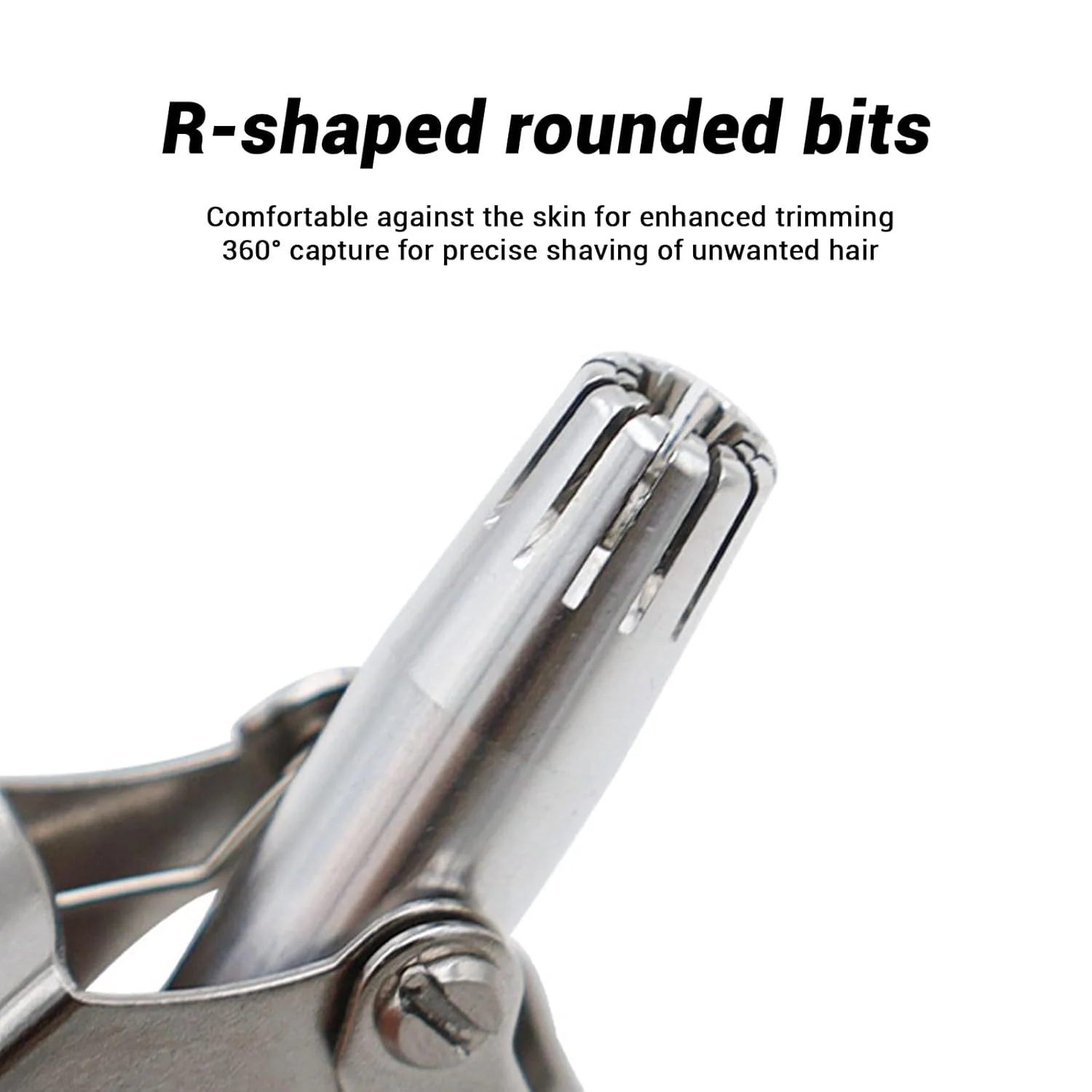 Stainless Steel Painless Nose Hair Remover (1 Pc) - Image 8