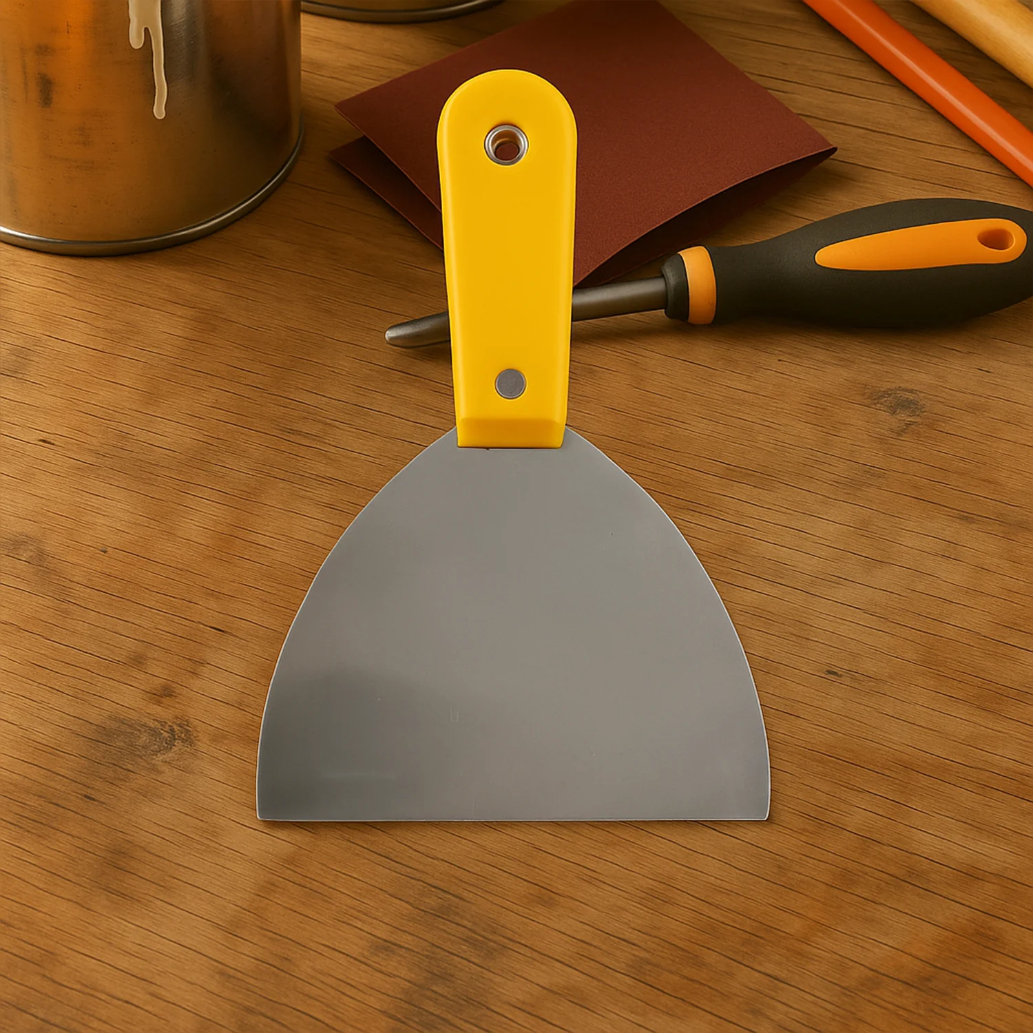 Stainless Steel Putty Knife - (125 mm / 1 Pc) - Image 6