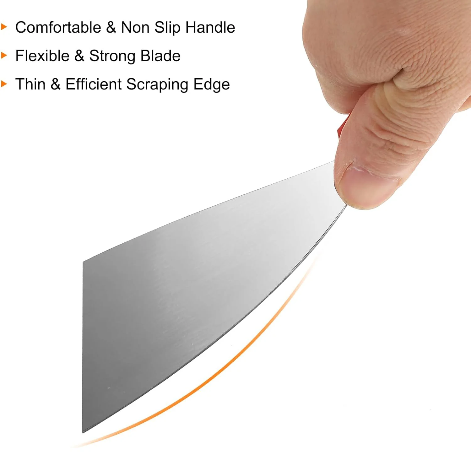 Stainless Steel Putty Knife/Scraper – (75 mm / 1 Pc) - Image 4