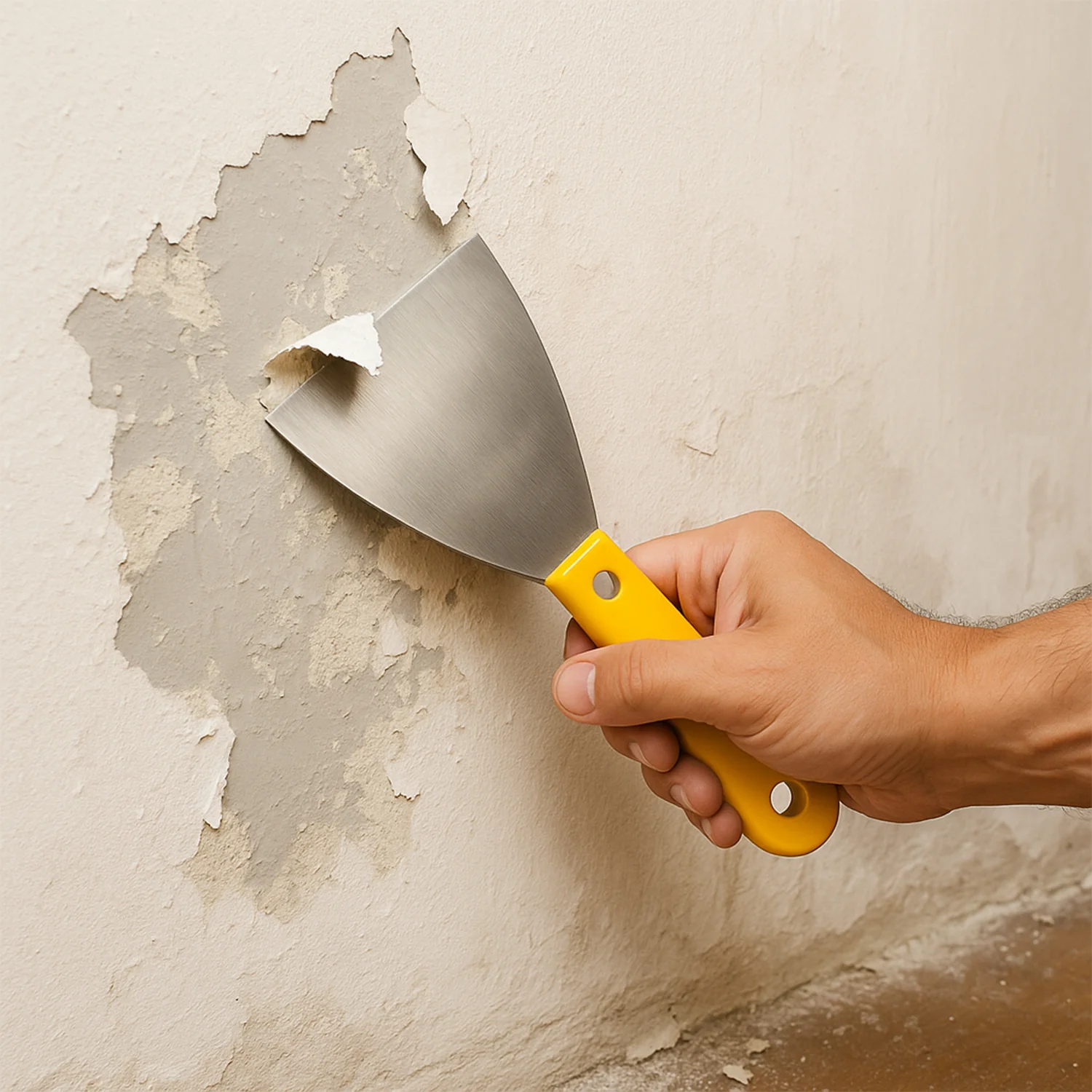 Stainless Steel Putty Knife / Wall Scraper - (100mm / 1 Pc) - Image 6