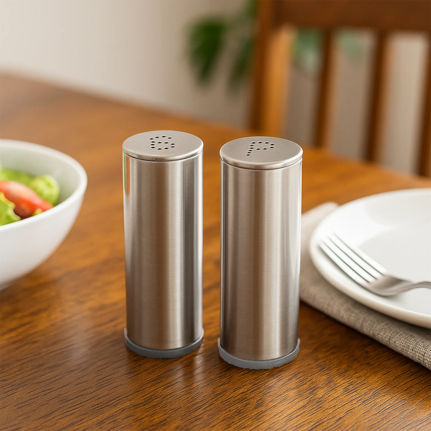 Supermom Stainless Steel Salt and Pepper Shaker Set (2 Pc) - Image 4