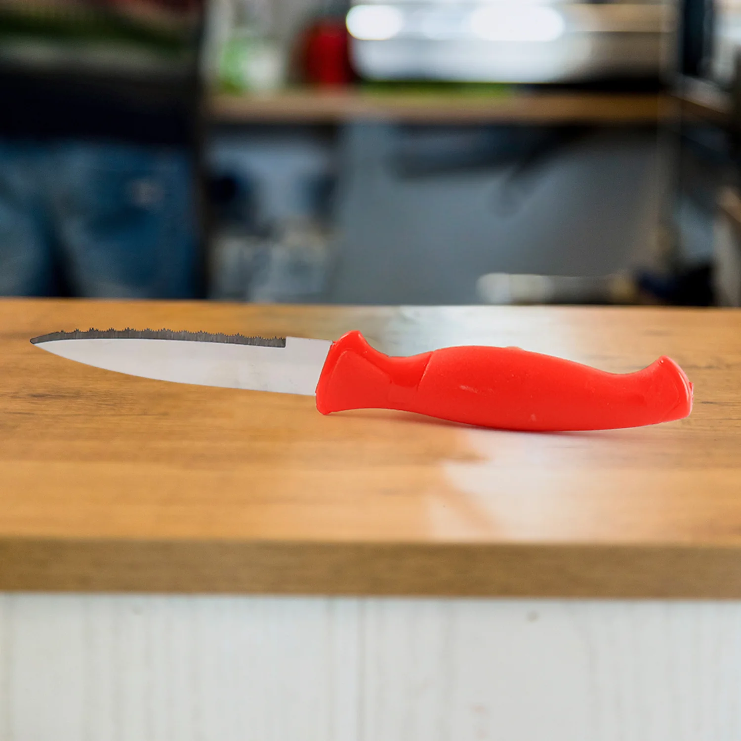 Stainless Steel Serrated Kitchen Knife (1 Pc) - Image 3