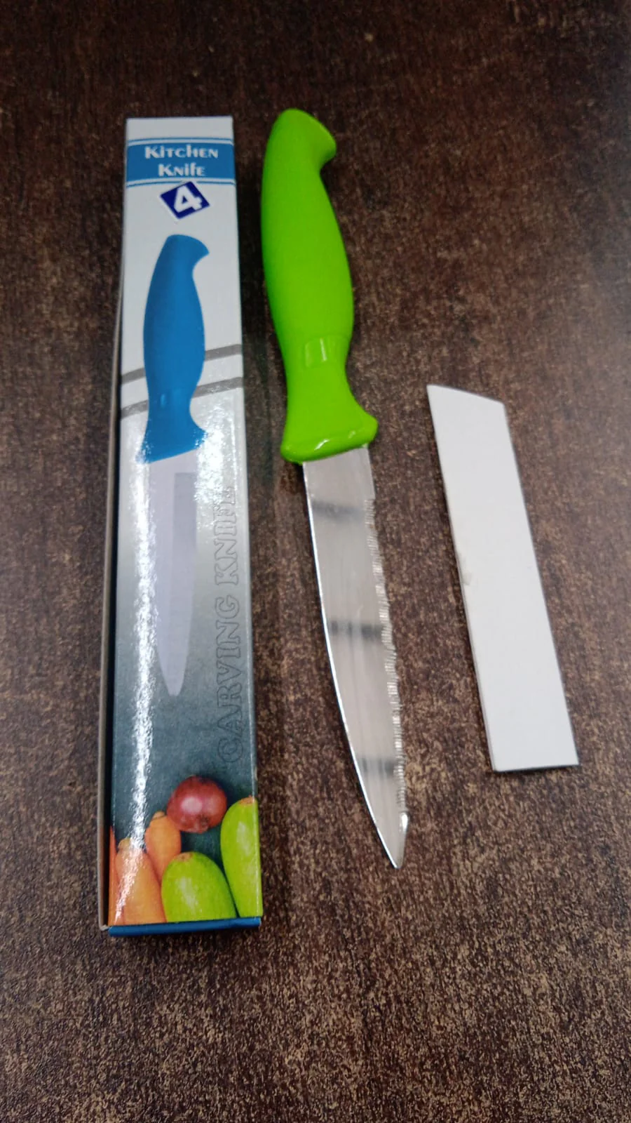 Stainless Steel Serrated Kitchen Knife (1 Pc) - Image 7