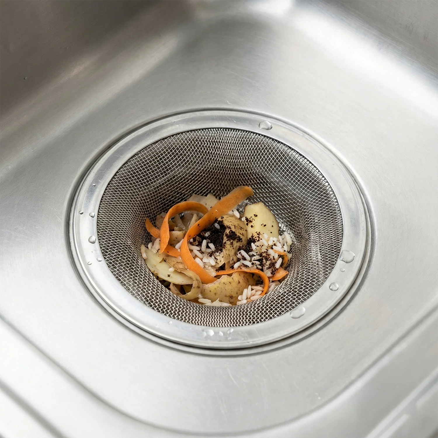 Stainless Steel Sink Drain Strainer Set (3 Pc) - Image 7