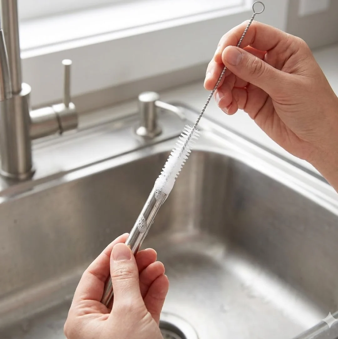 Stainless Steel Straw Cleaning Brush Drinking Pipe, 23Cm 1 pcs - Image 4