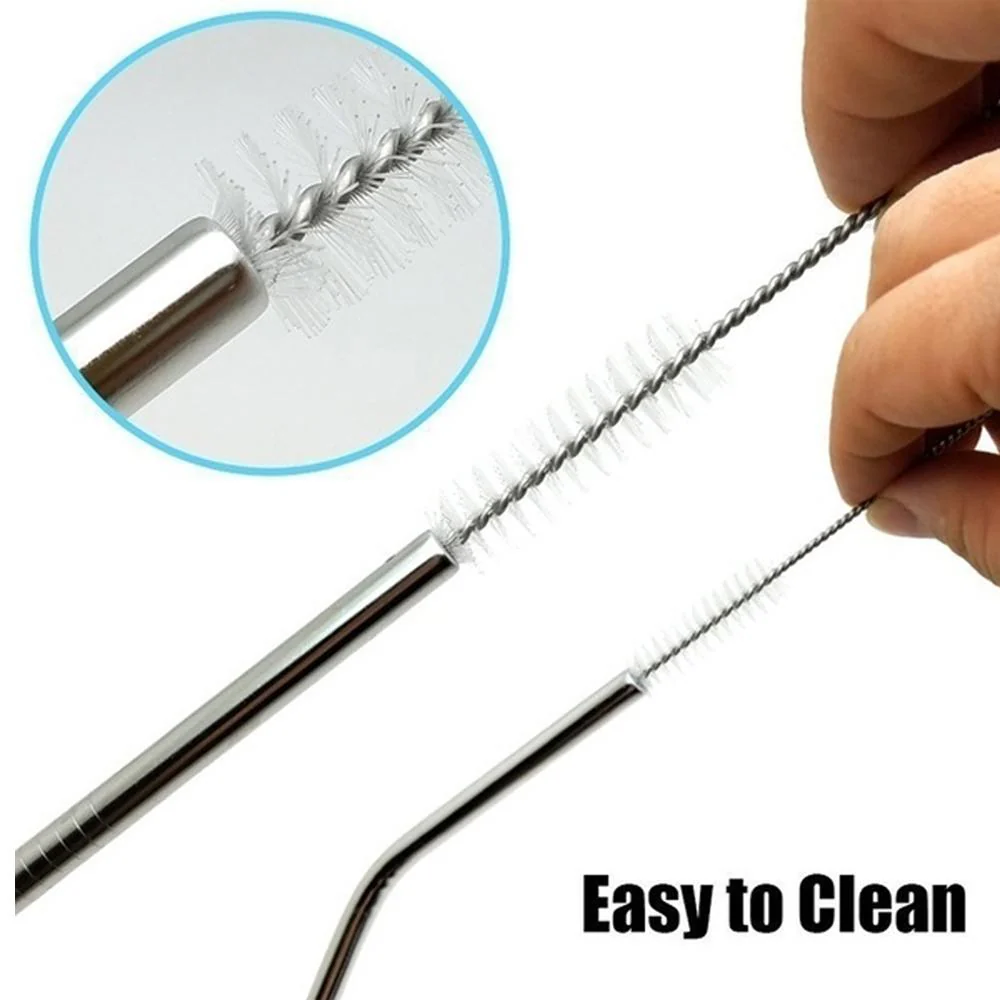Stainless Steel Straw Cleaning Brush Drinking Pipe, 23Cm 1 pcs - Image 7