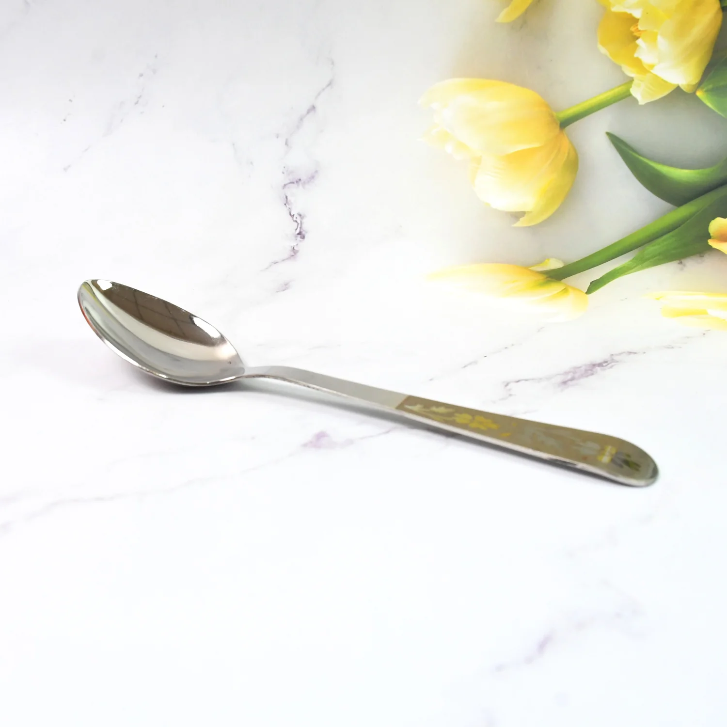 Stainless Steel Table Spoons Set of 6 - Image 6