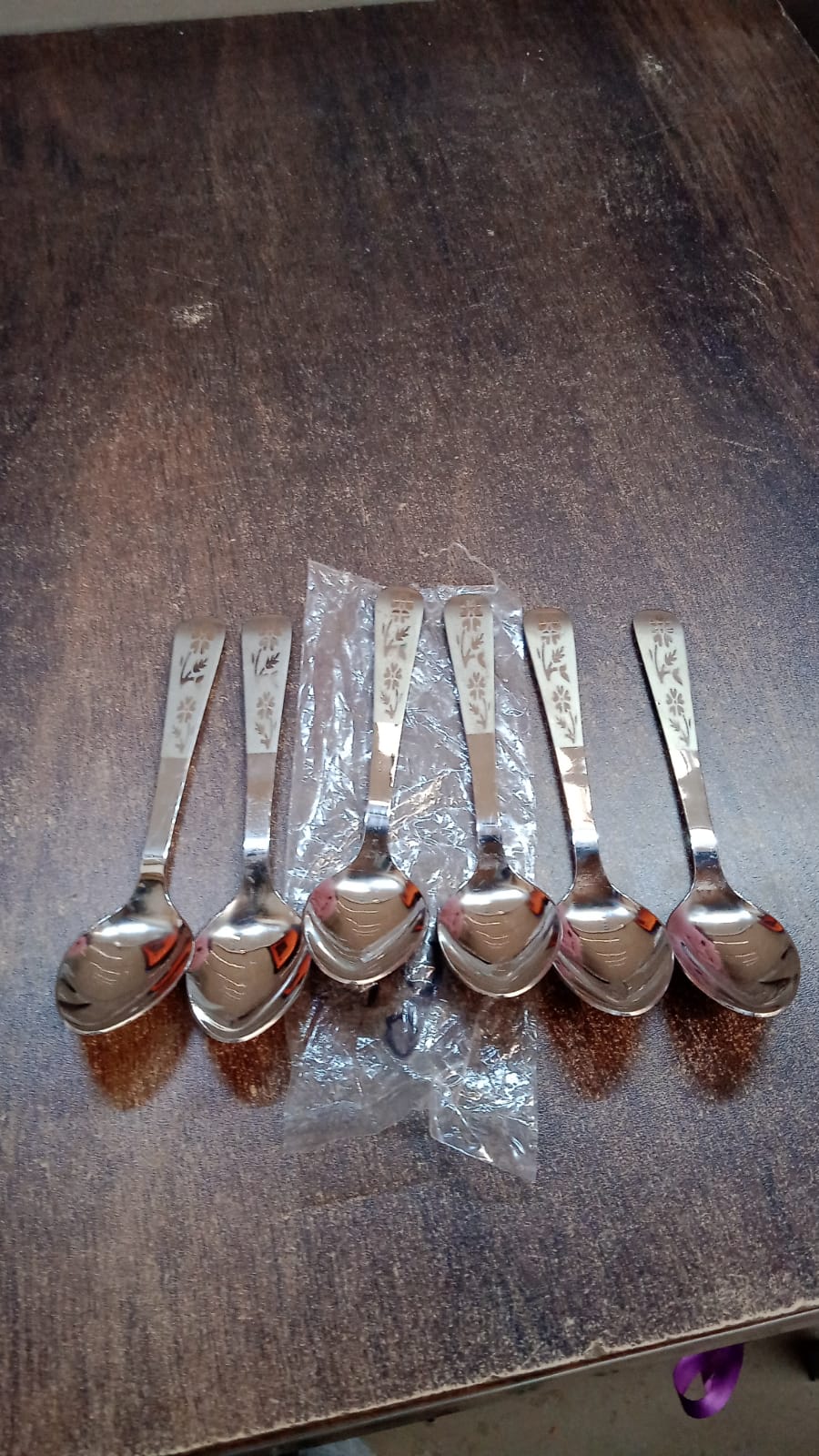 Stainless Steel Table Spoons Set of 6 - Image 9