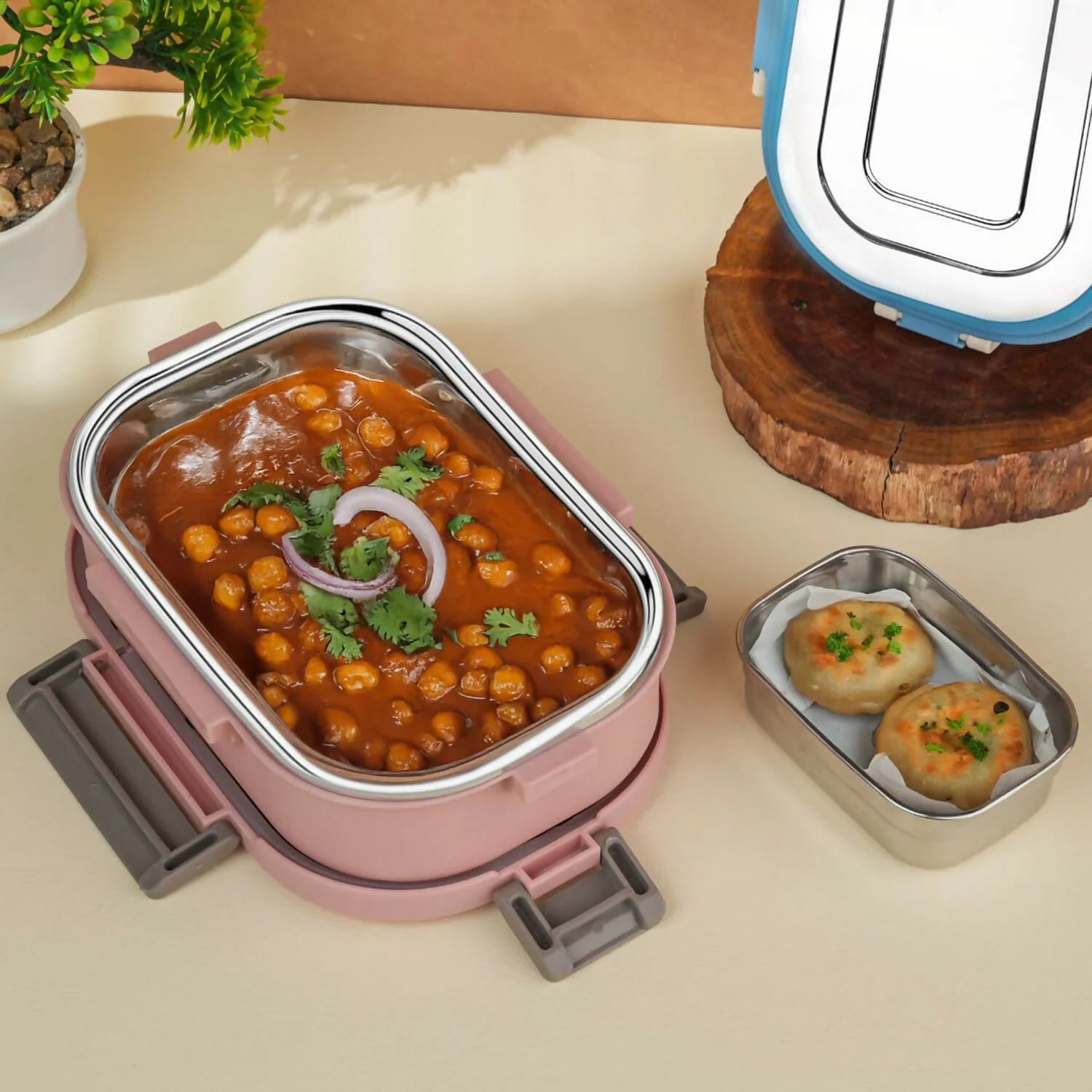 Stainless Steel Tiffin Lunch Box - Image 2