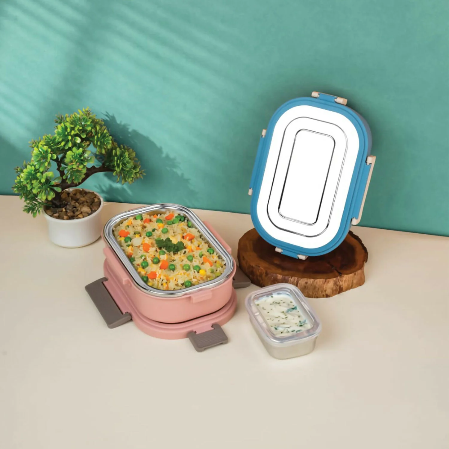 Stainless Steel Tiffin Lunch Box - Image 3