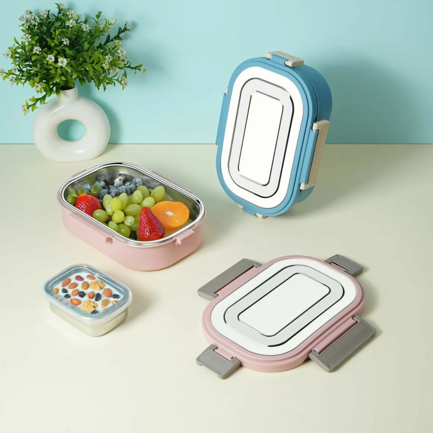 Stainless Steel Tiffin Lunch Box - Image 4