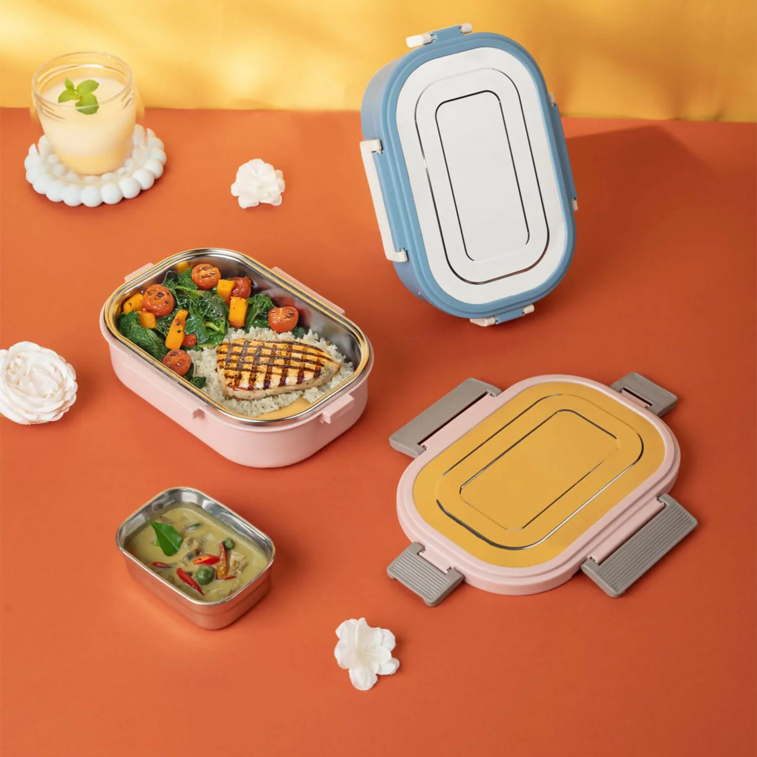 Stainless Steel Tiffin Lunch Box - Image 7