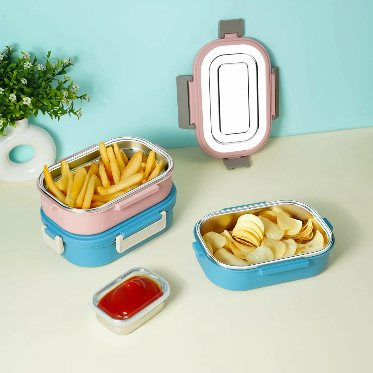 Stainless Steel Tiffin Lunch Box - Image 9