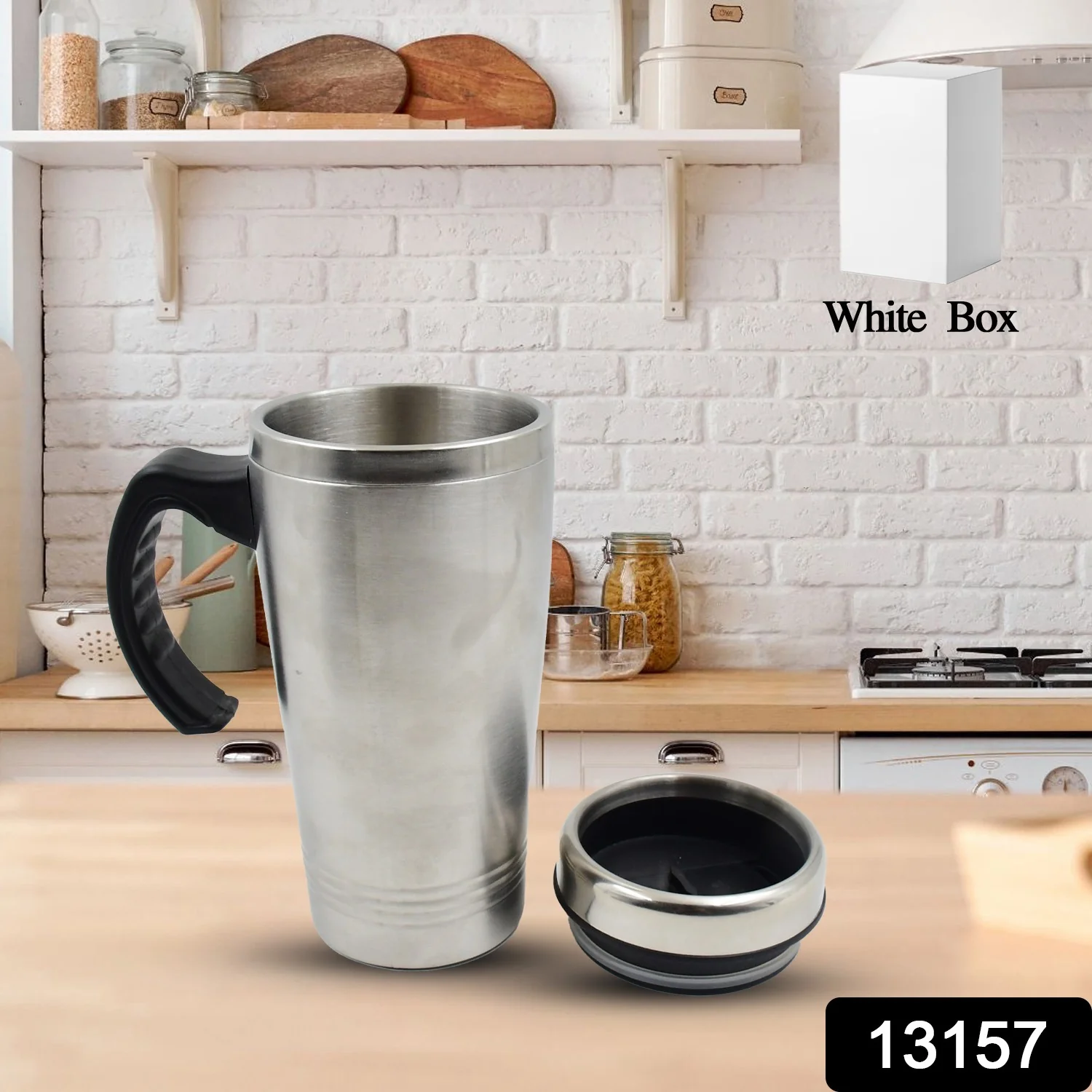 Stainless Steel Vacuum Glass Insulated Glass Coffee Cups, Tumbler (1 pc) - Image 2