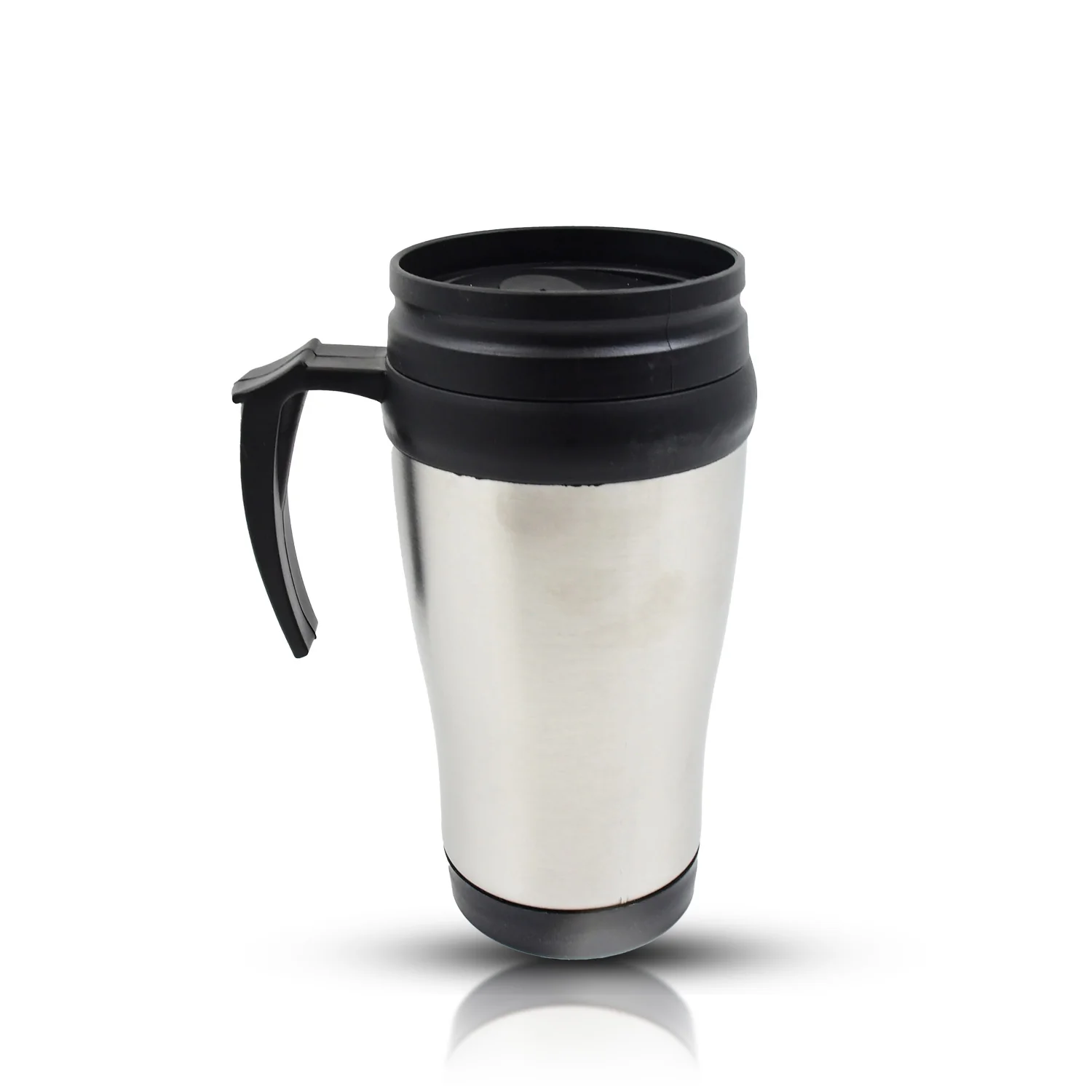 Stainless Steel Vacuum Glass Insulated Glass Coffee Cups, Tumbler (With Lid & Handle / 1 pc) - Image 7