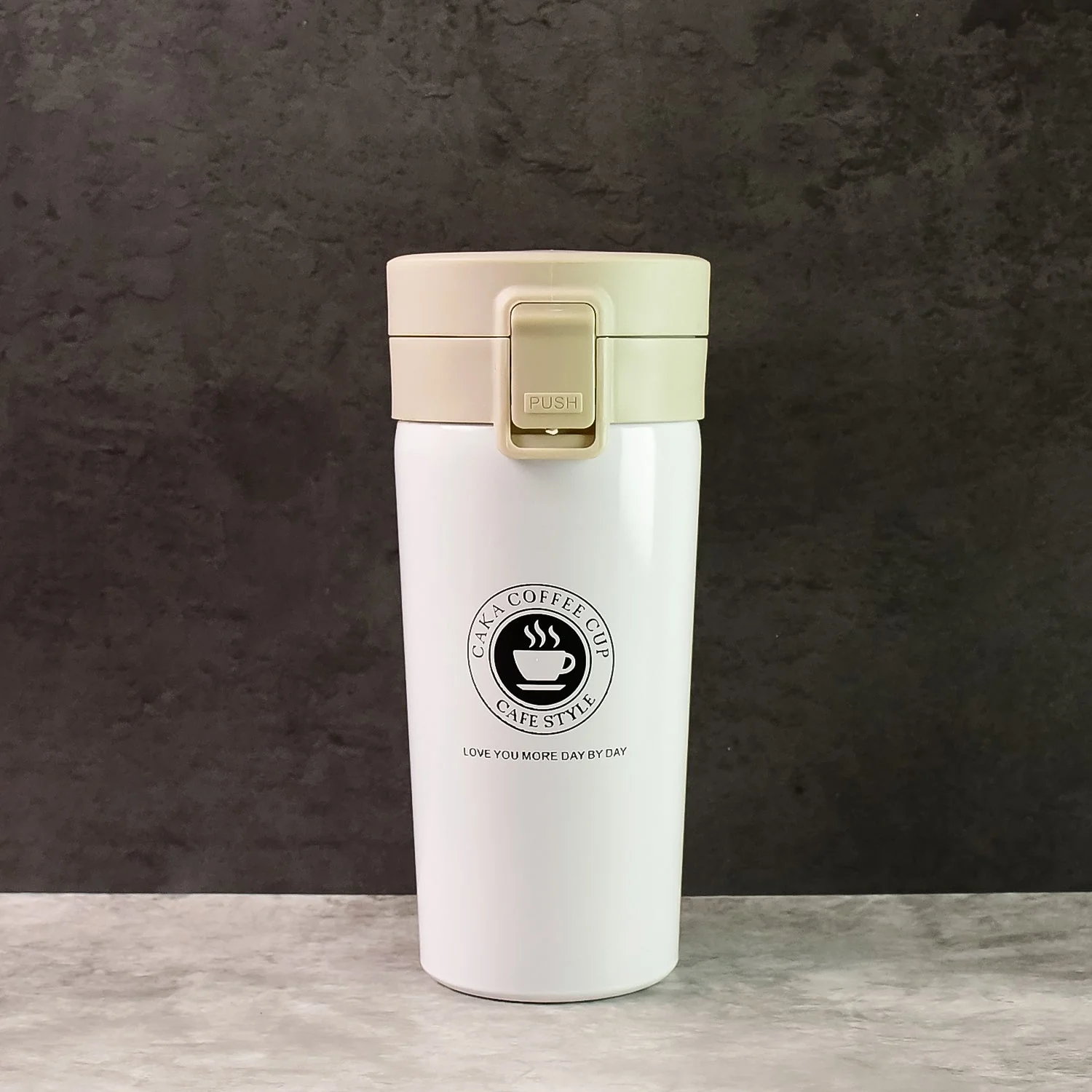 Stainless Steel Vacuum Insulated Coffee Flask with Flip Lock Lid (400ML / 1 Pc) - Image 6