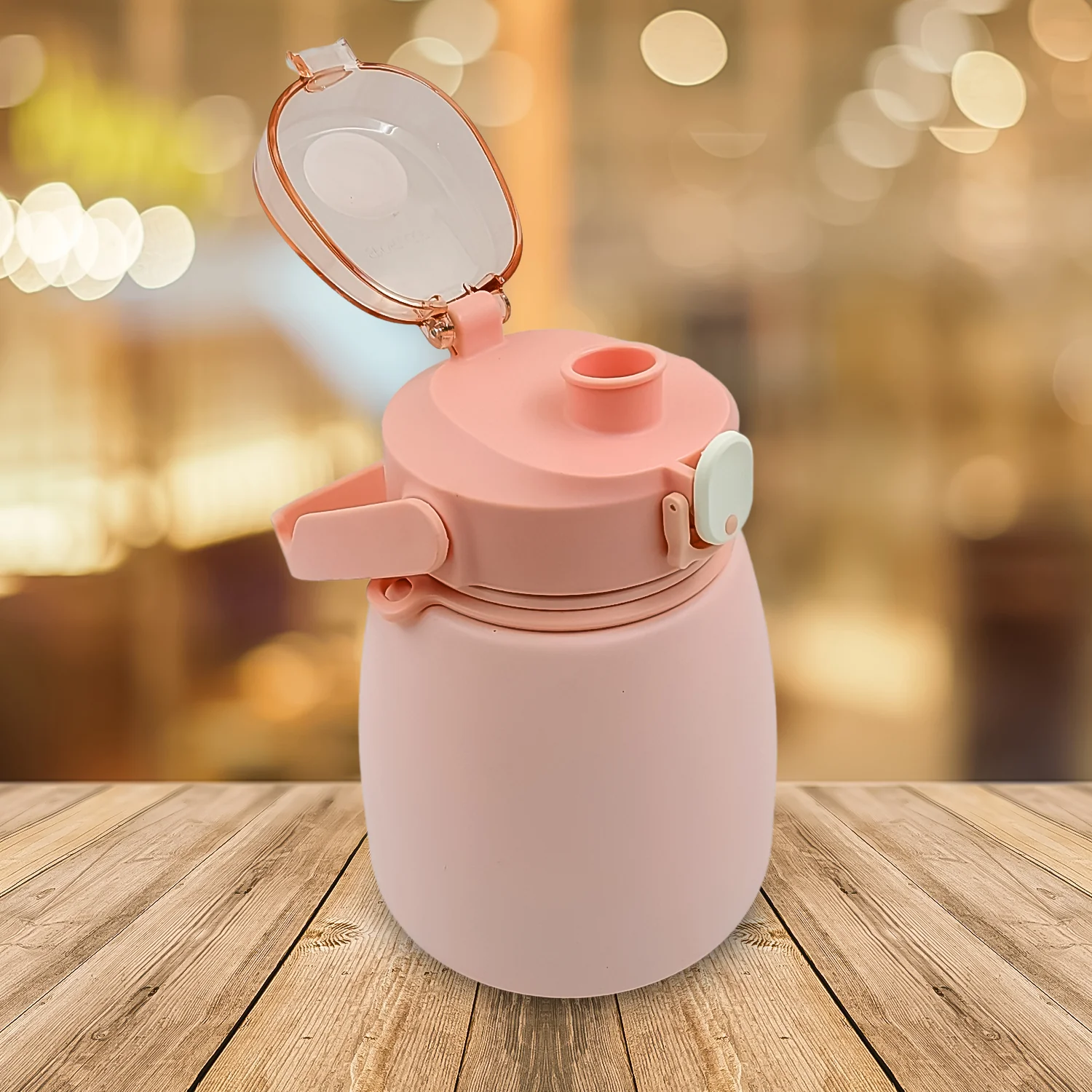 Stainless Steel Mug / Bottle Vacuum Insulated Cup Handle & Strap, Tumbler (1000 ML) - Image 4
