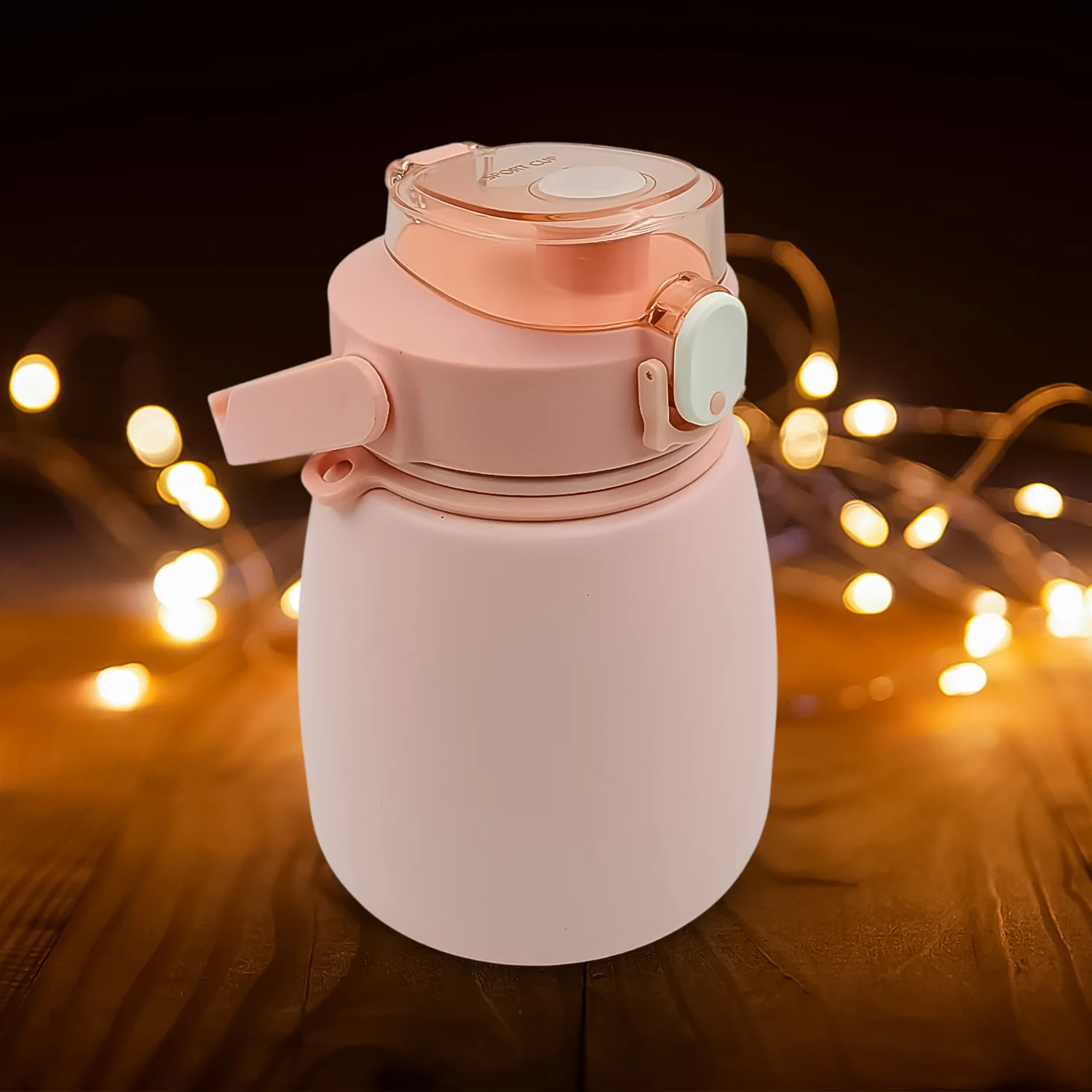 Stainless Steel Mug / Bottle Vacuum Insulated Cup Handle & Strap, Tumbler (1000 ML) - Image 6