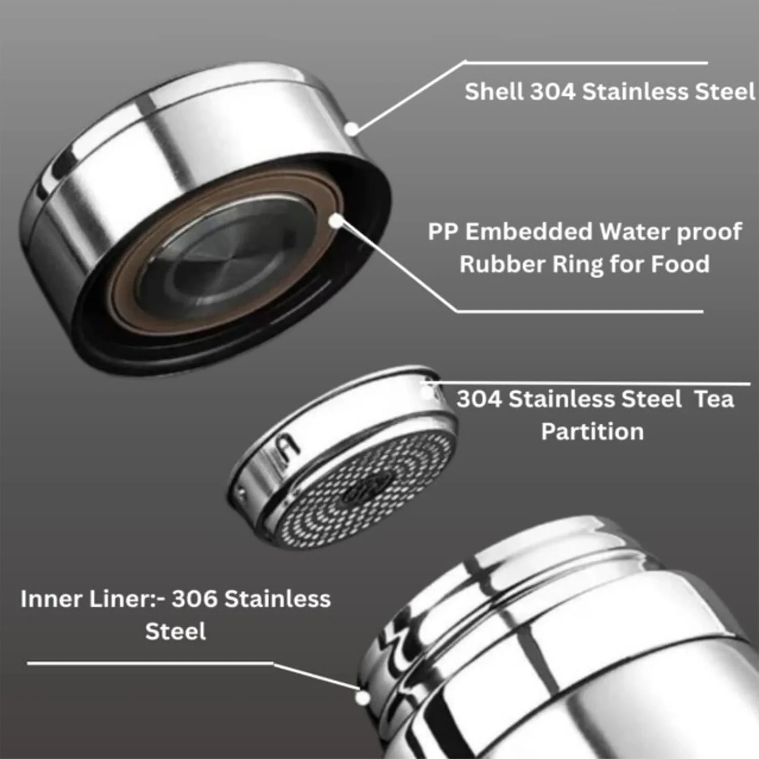 Stainless Steel Vacuum Insulated Flask Bottle with Leakproof Lid (1 Pc, 800 ML) - Image 8