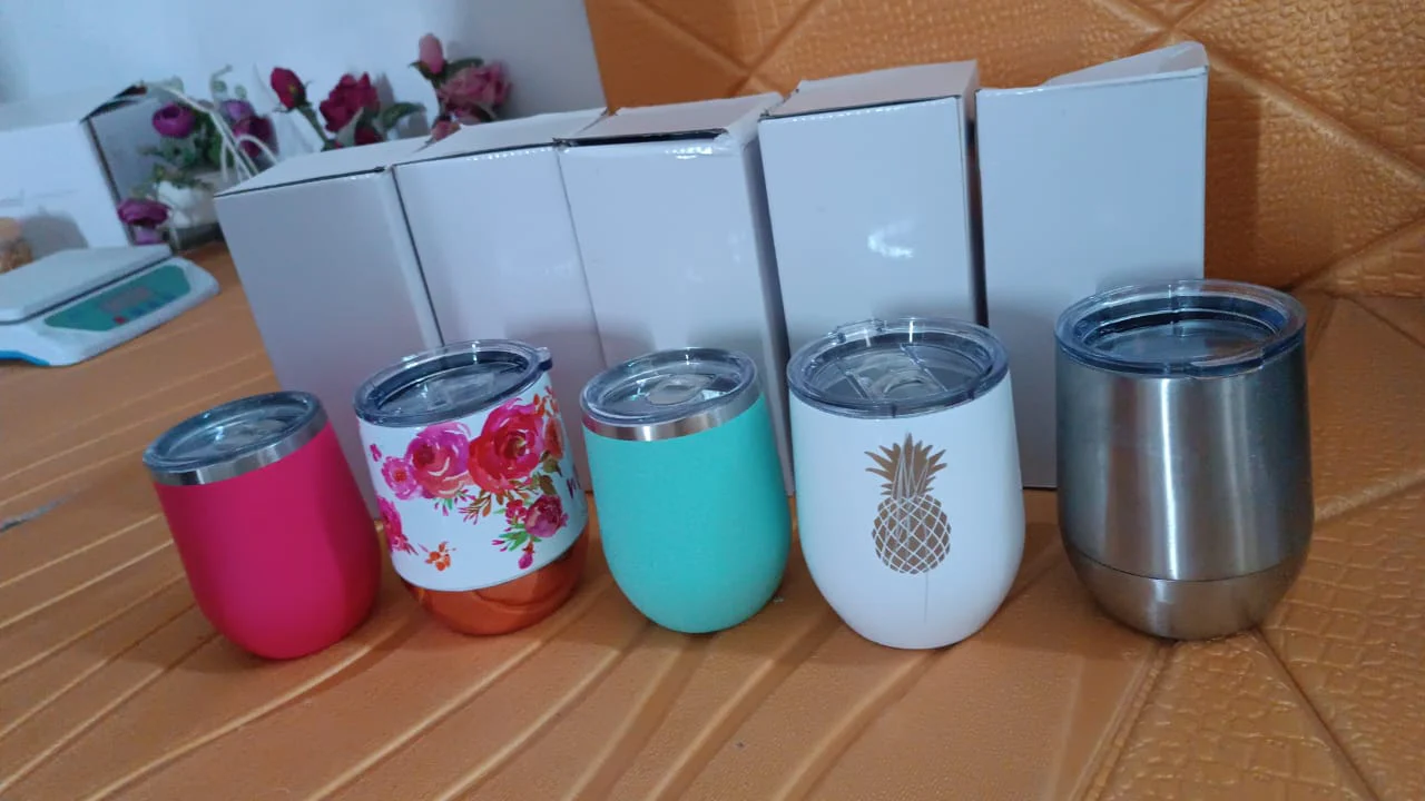 Stainless Steel Vacuum Insulated Mug with Lid, Tumbler (1 Pc / Mix Design & Color) - Image 15