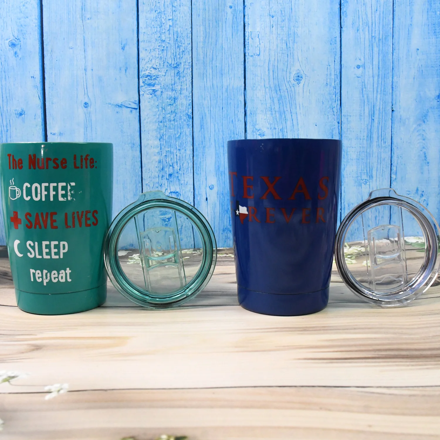 Stainless Steel Vacuum Insulated Mug with Lid, Tumbler (1 Pc / Mix Design & Color) - Image 3