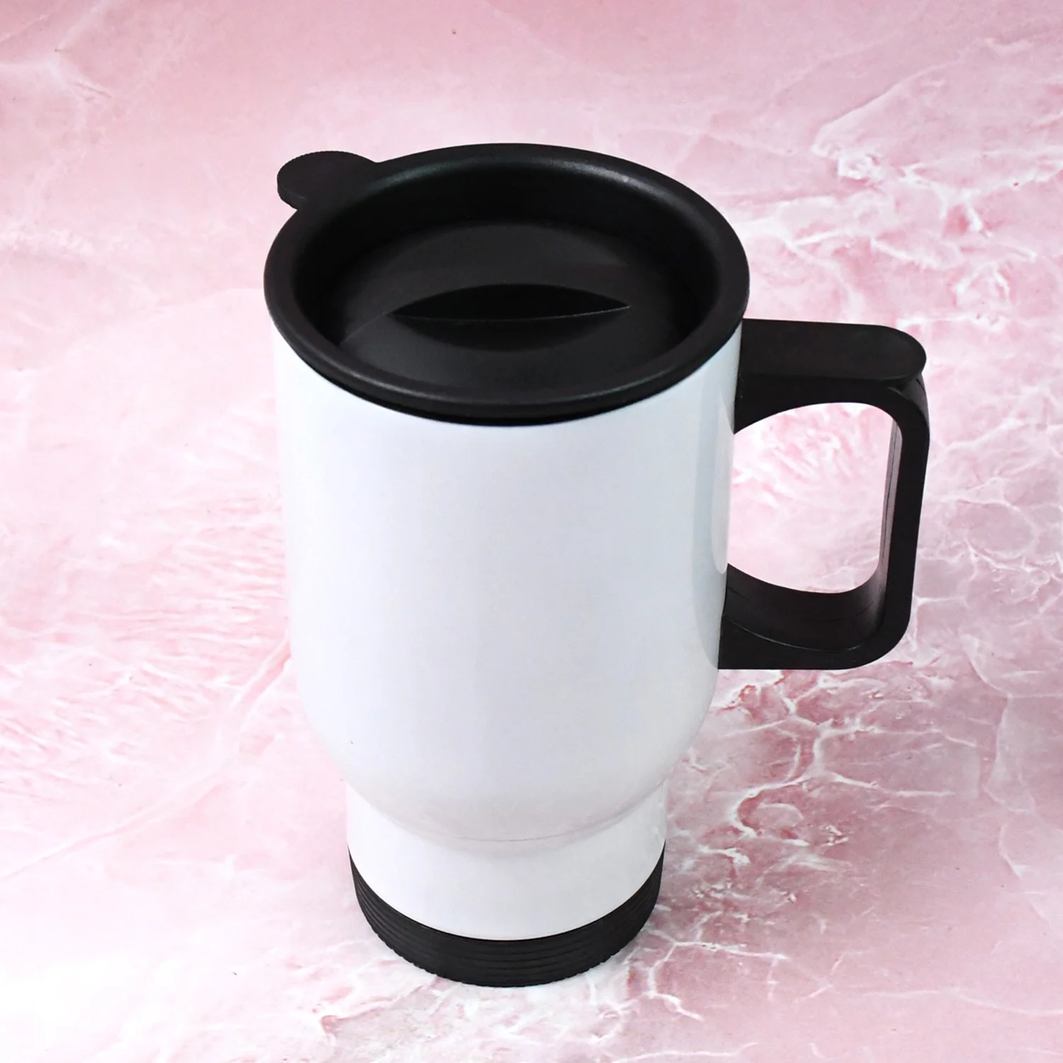 Stainless Steel Vacuum Insulated Mug with Lid, Tumbler (1 Pc / Mix Design & Color) - Image 8