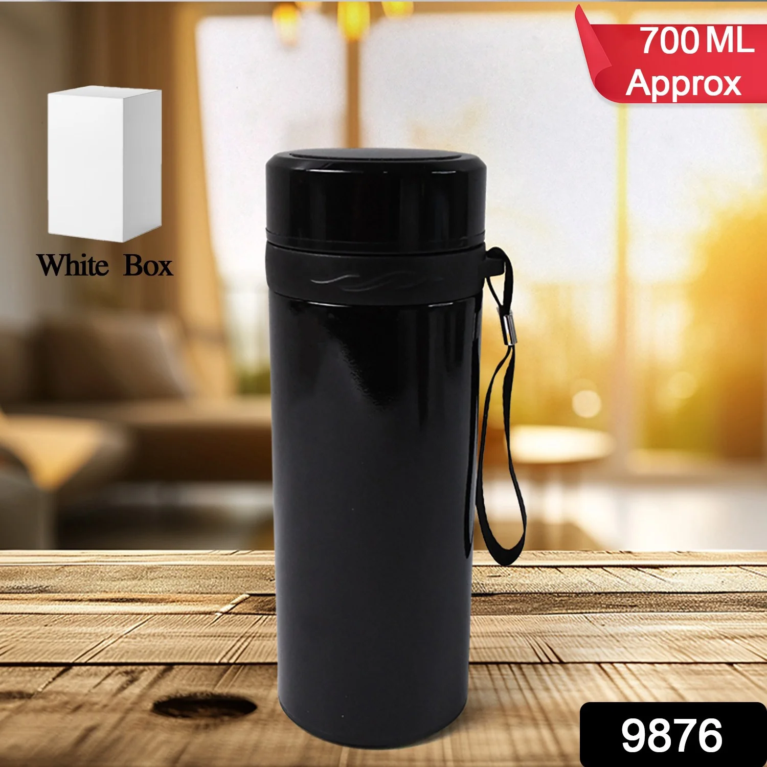 Stainless Steel Vacuum Thermos Flask Bottle (700Ml Approx / 1 Pc) - Image 2