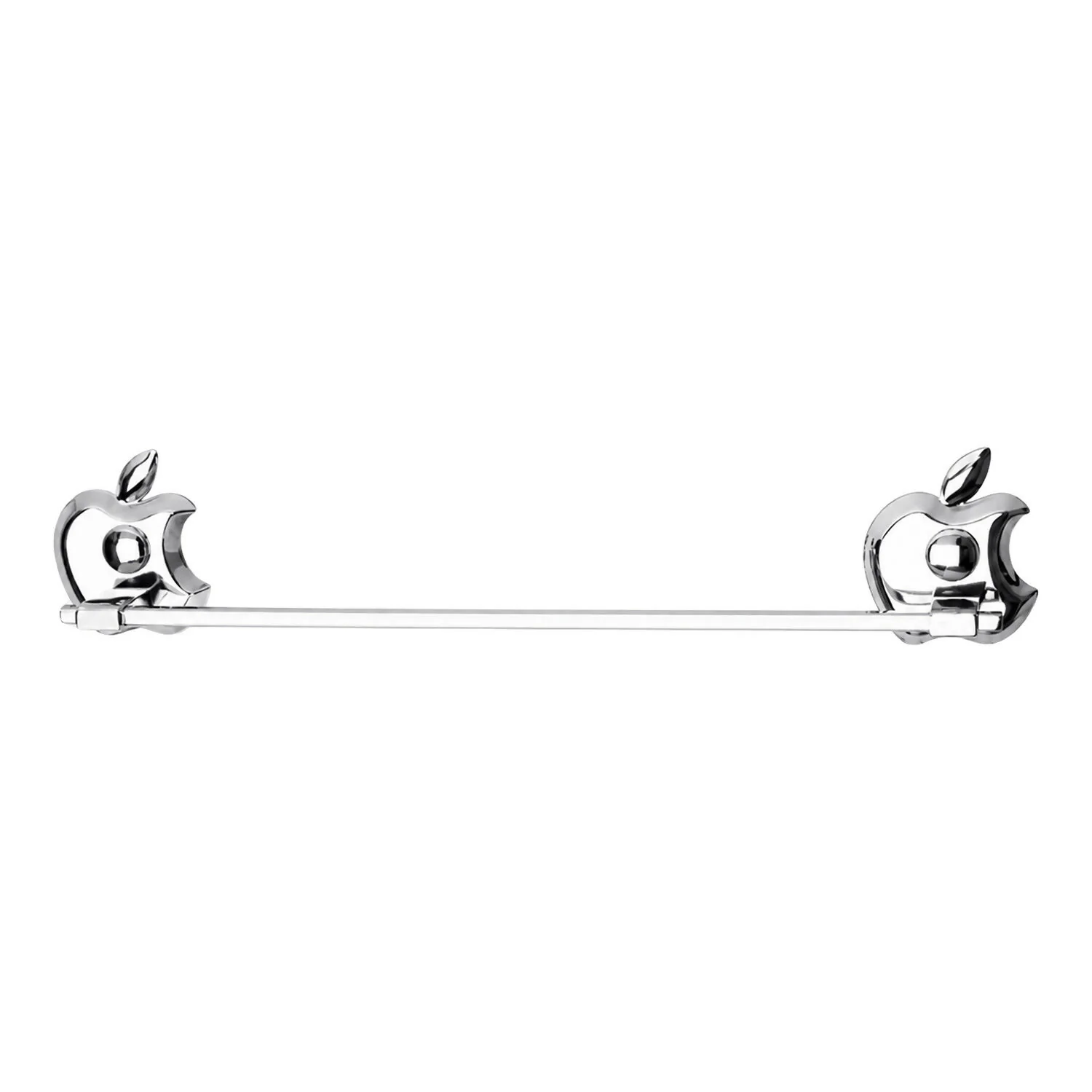 Stainless Steel Wall-Mounted Apple Shaped Towel Stand with - Image 5
