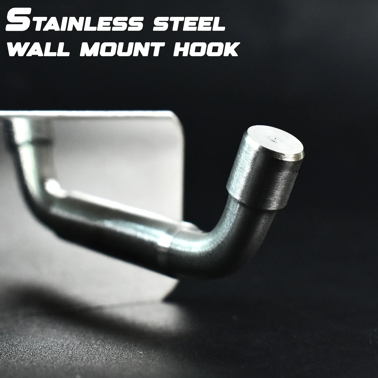 Stainless Steel Wall Mounted Coat 3 Hook Rack (14x3 / 1 Pc) - Image 6