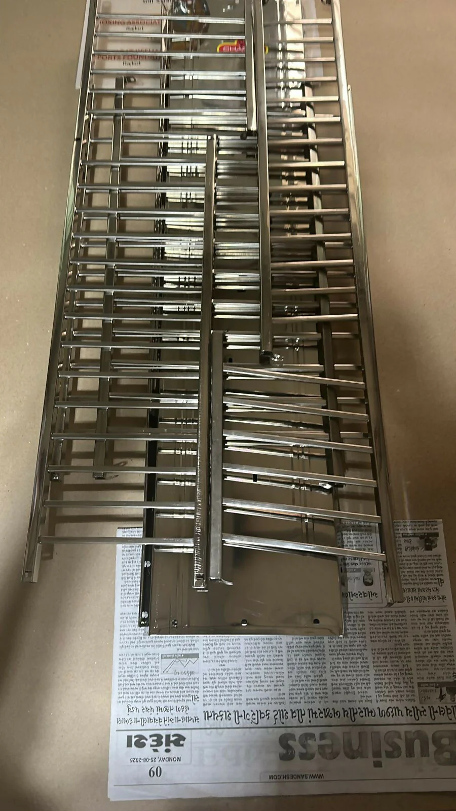 Stainless Steel Wall-Mounted Utensil Storage Rack Kitchen Organizer Model-DLX-3836 - Image 7