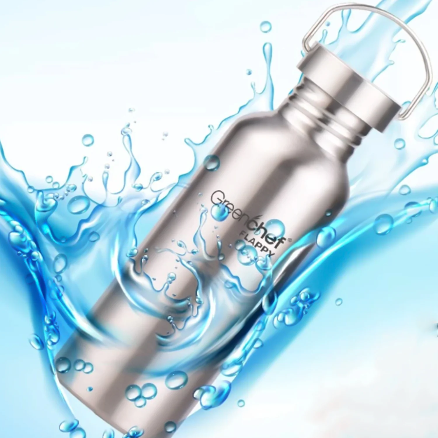 Stainless Steel Water Bottle (750ML / 1 Pc) - Image 6