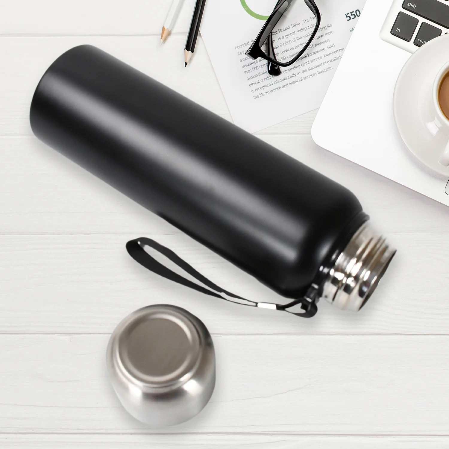 Stainless Steel Water Bottle, Fridge Water Bottle, Stainless Steel Water Bottle Leak Proof, Rust Proof, Cold & Hot Thermos steel Bottle| Leak Proof | Office Bottle | Gym | Home | Kitchen | Hiking | Trekking | Travel Bottle (800ML) - Image 4